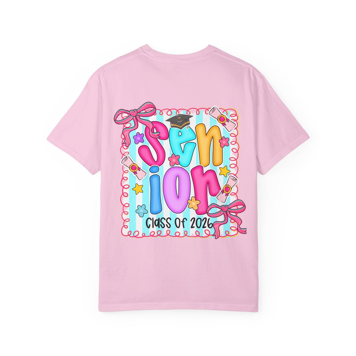 Senior Class 2026 Garment-Dyed T-shirt, Graduation Gift, High School Apparel, Unisex Tee, Student Spirit Wear, Class of 2024