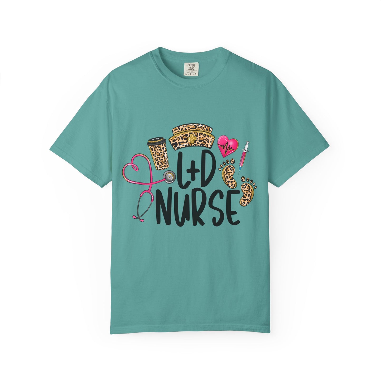 Animal Print L&D Nurse T-Shirt