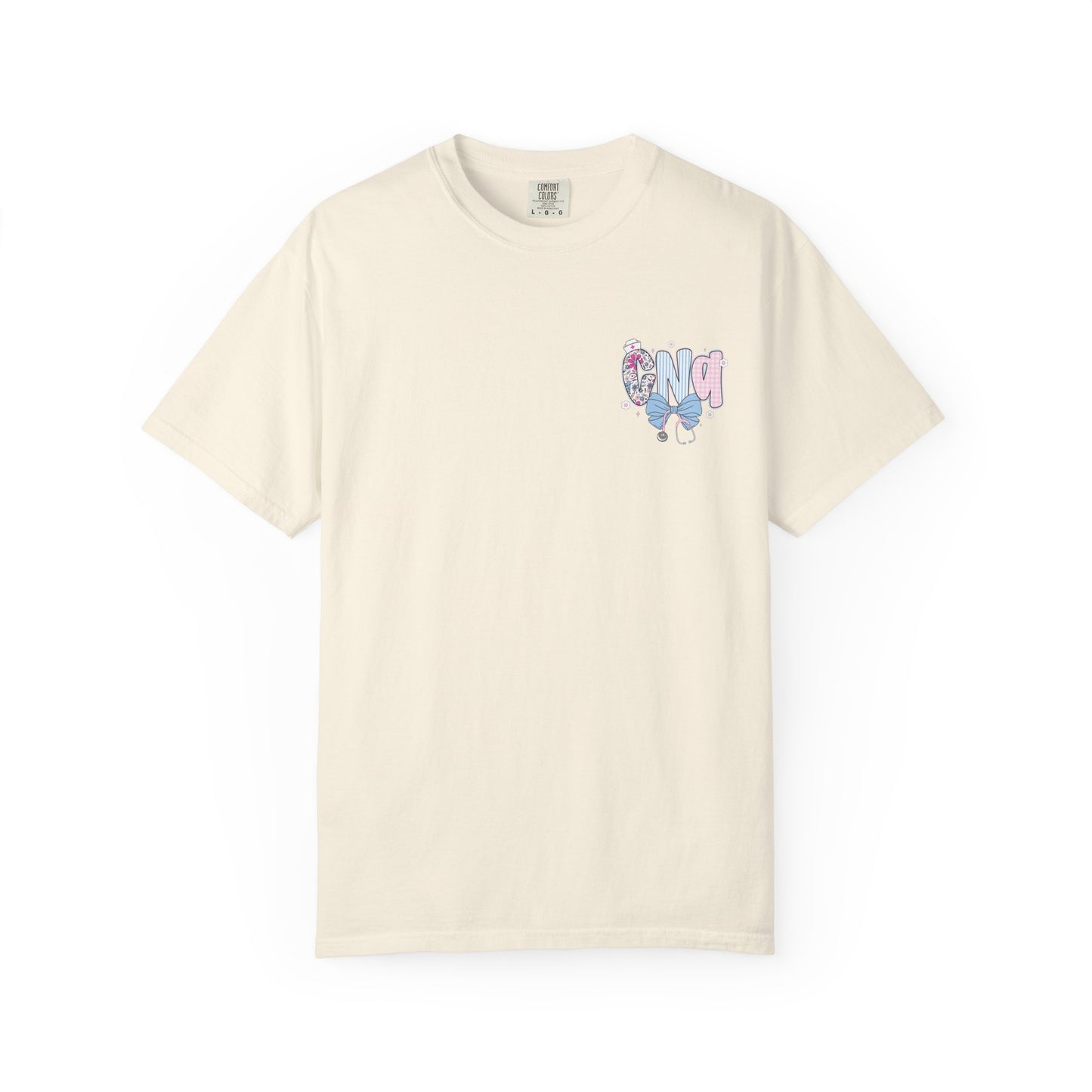 CNA Coquette Bow Graphic T-Shirt with Colorful Design