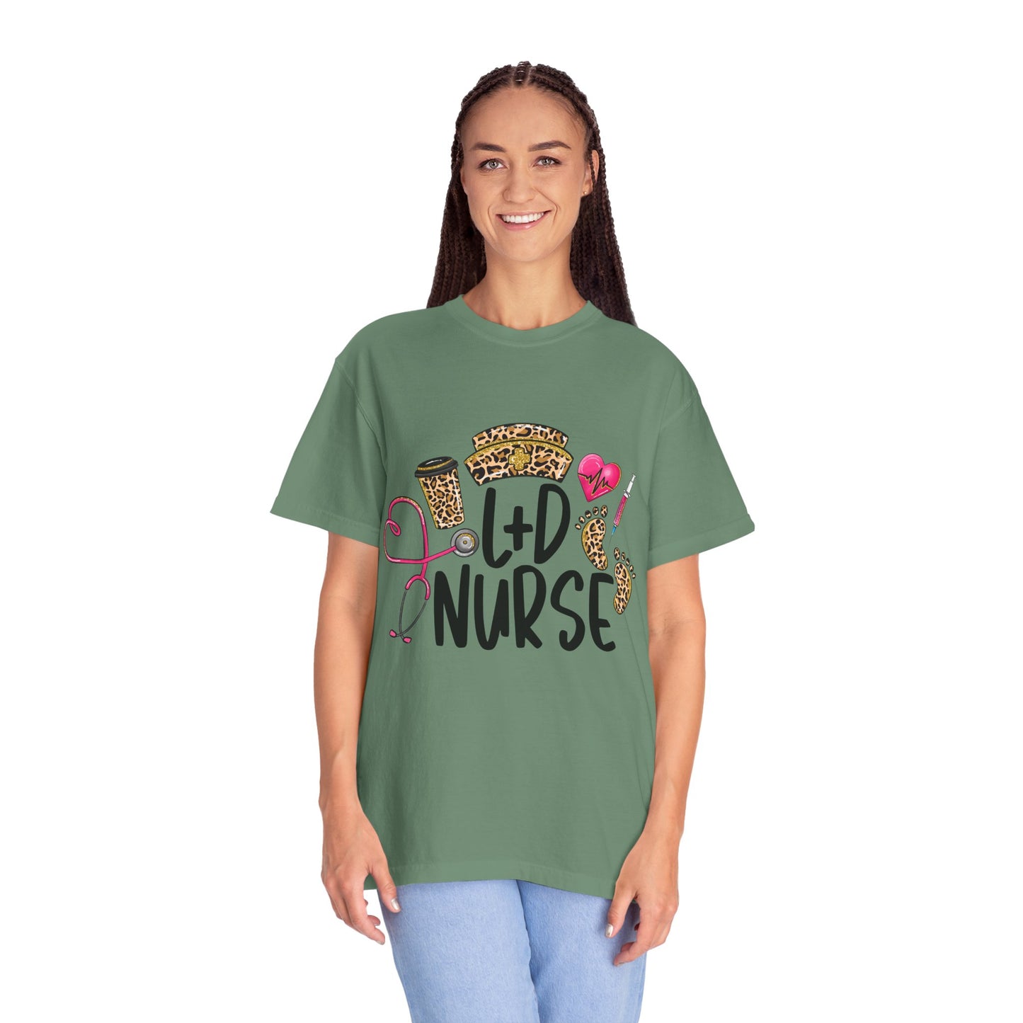Animal Print L&D Nurse T-Shirt