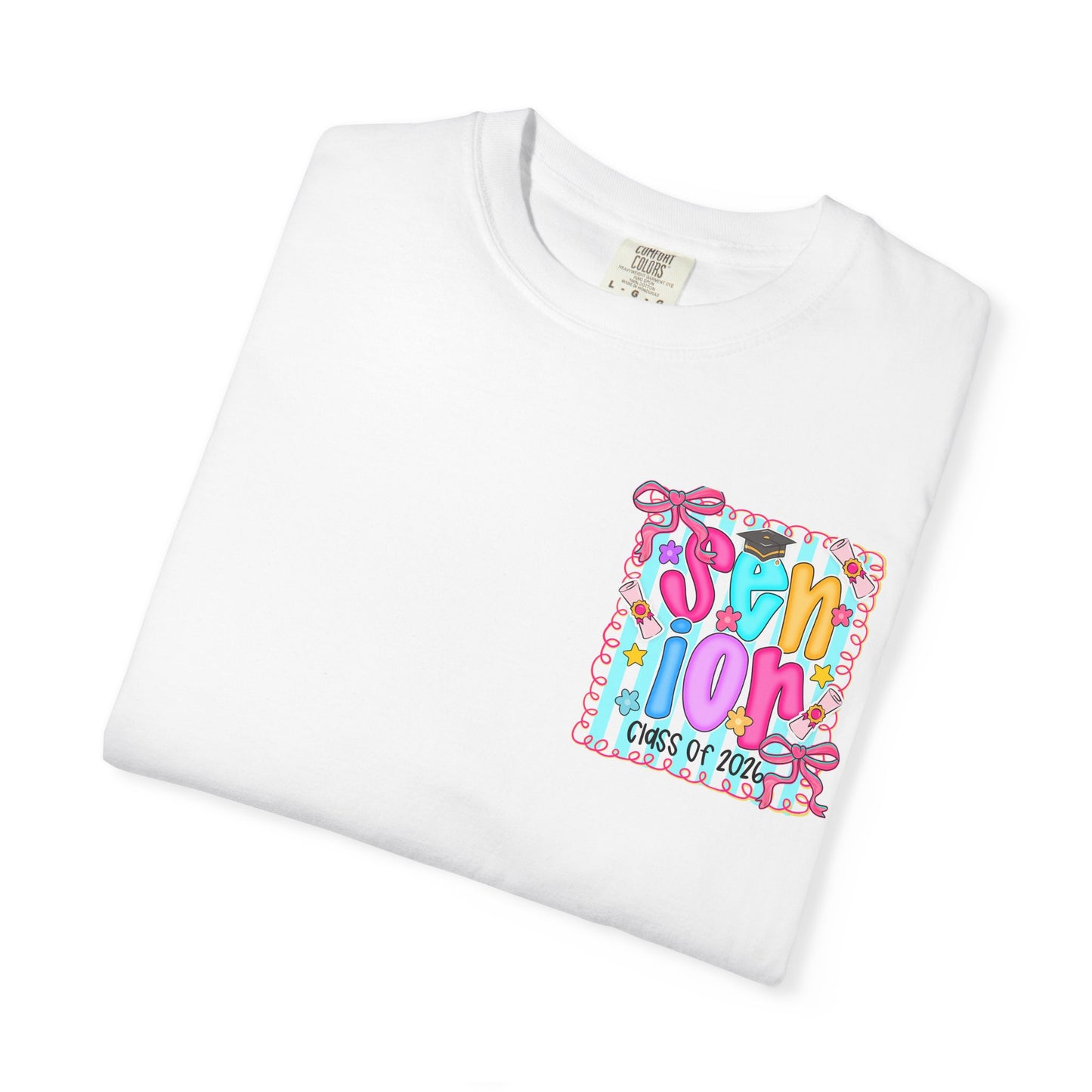 Senior Class 2026 Garment-Dyed T-shirt, Graduation Gift, High School Apparel, Unisex Tee, Student Spirit Wear, Class of 2024