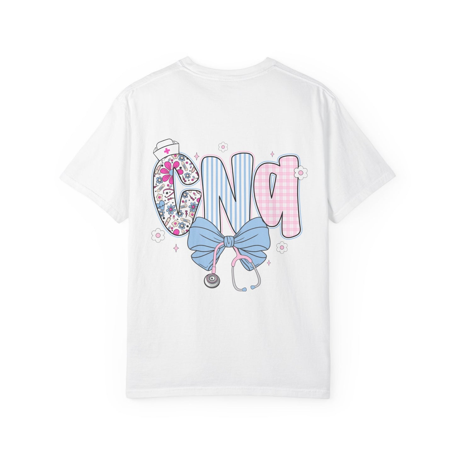 CNA Coquette Bow Graphic T-Shirt with Colorful Design