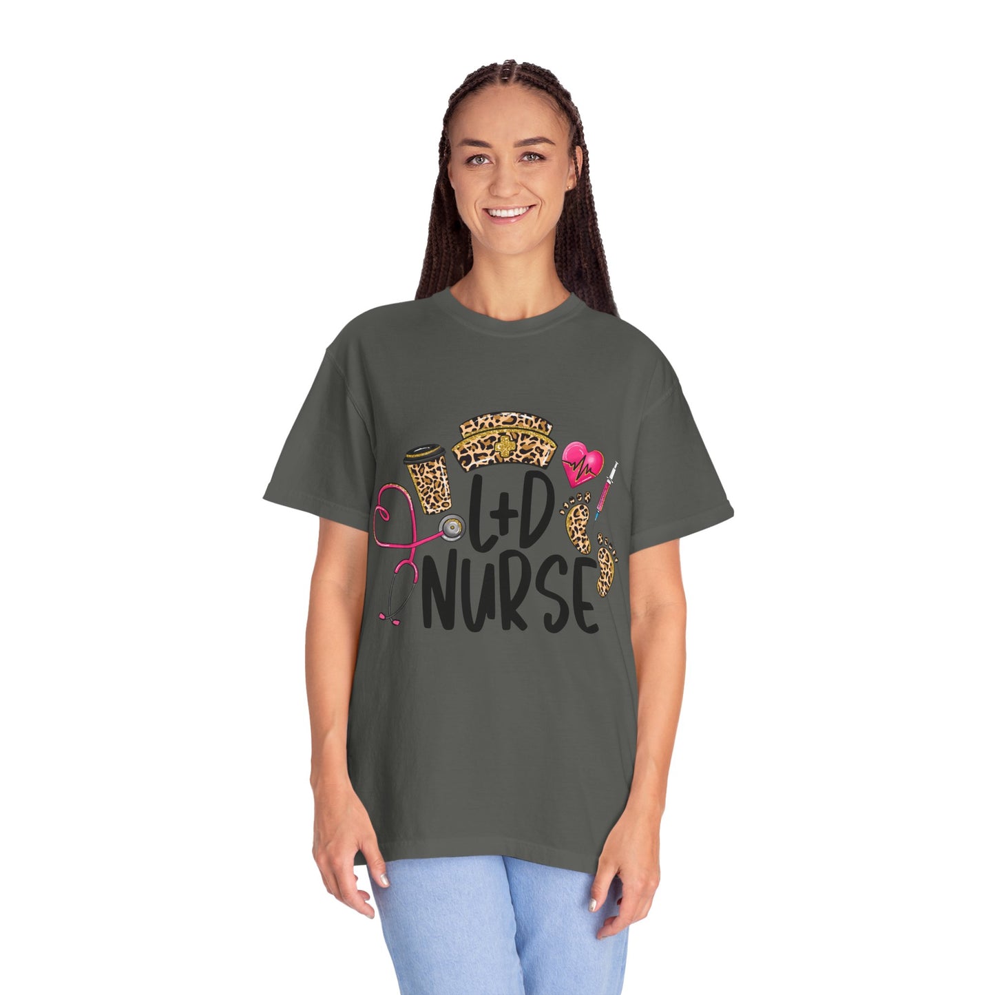 Animal Print L&D Nurse T-Shirt