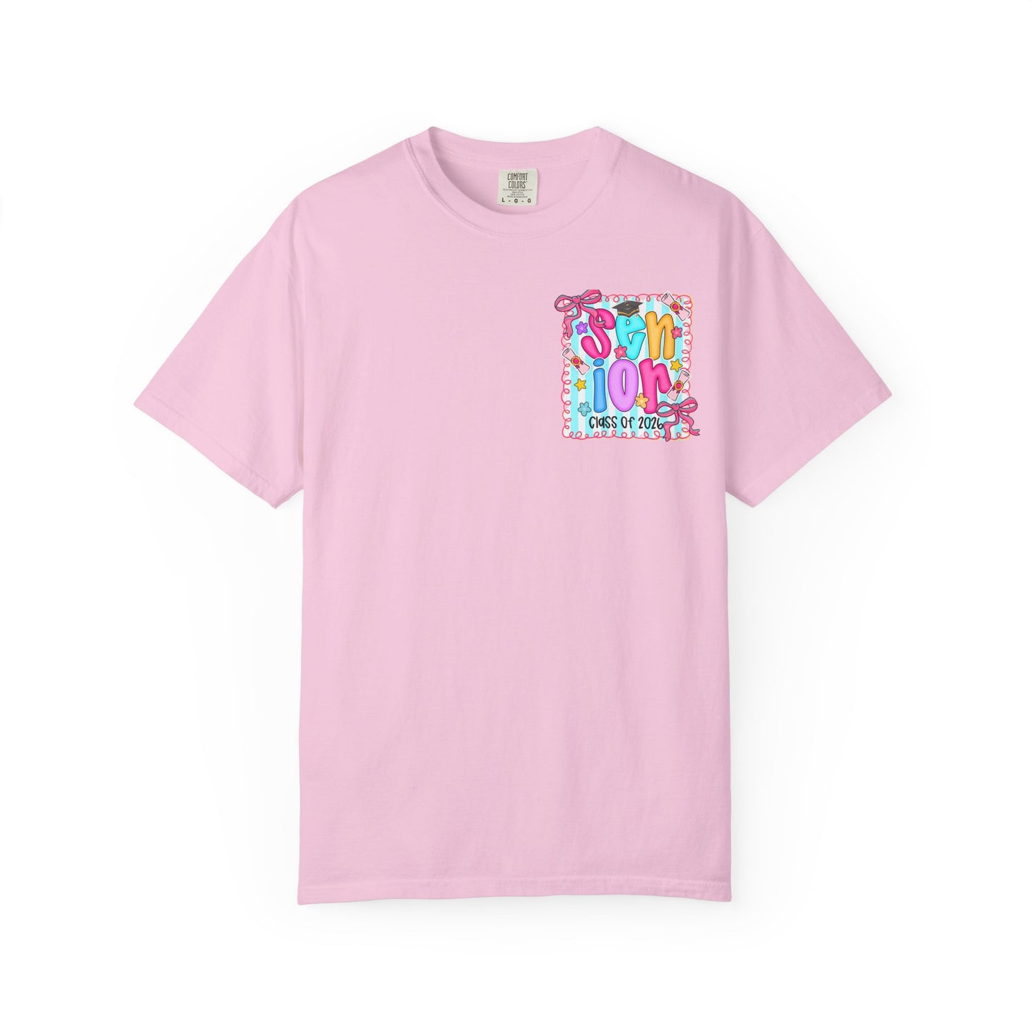 Senior Class 2026 Garment-Dyed T-shirt, Graduation Gift, High School Apparel, Unisex Tee, Student Spirit Wear, Class of 2024