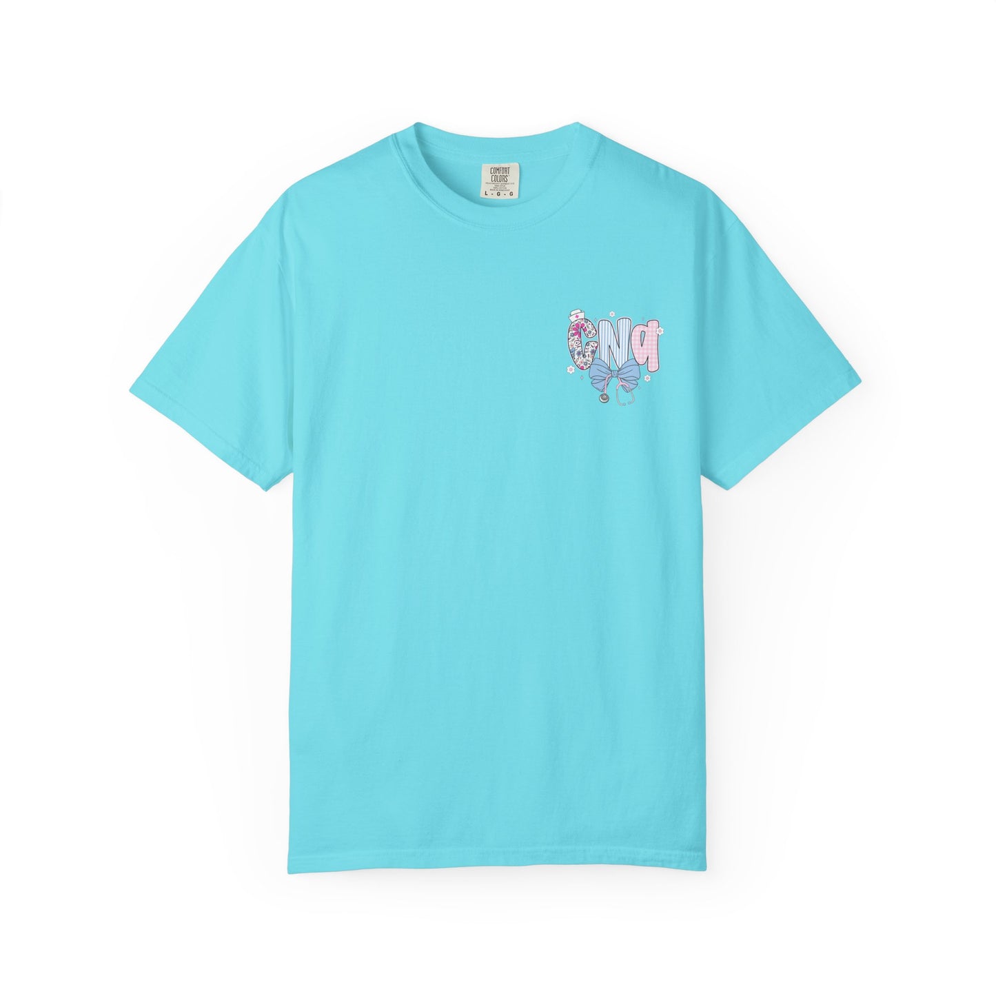 CNA Coquette Bow Graphic T-Shirt with Colorful Design