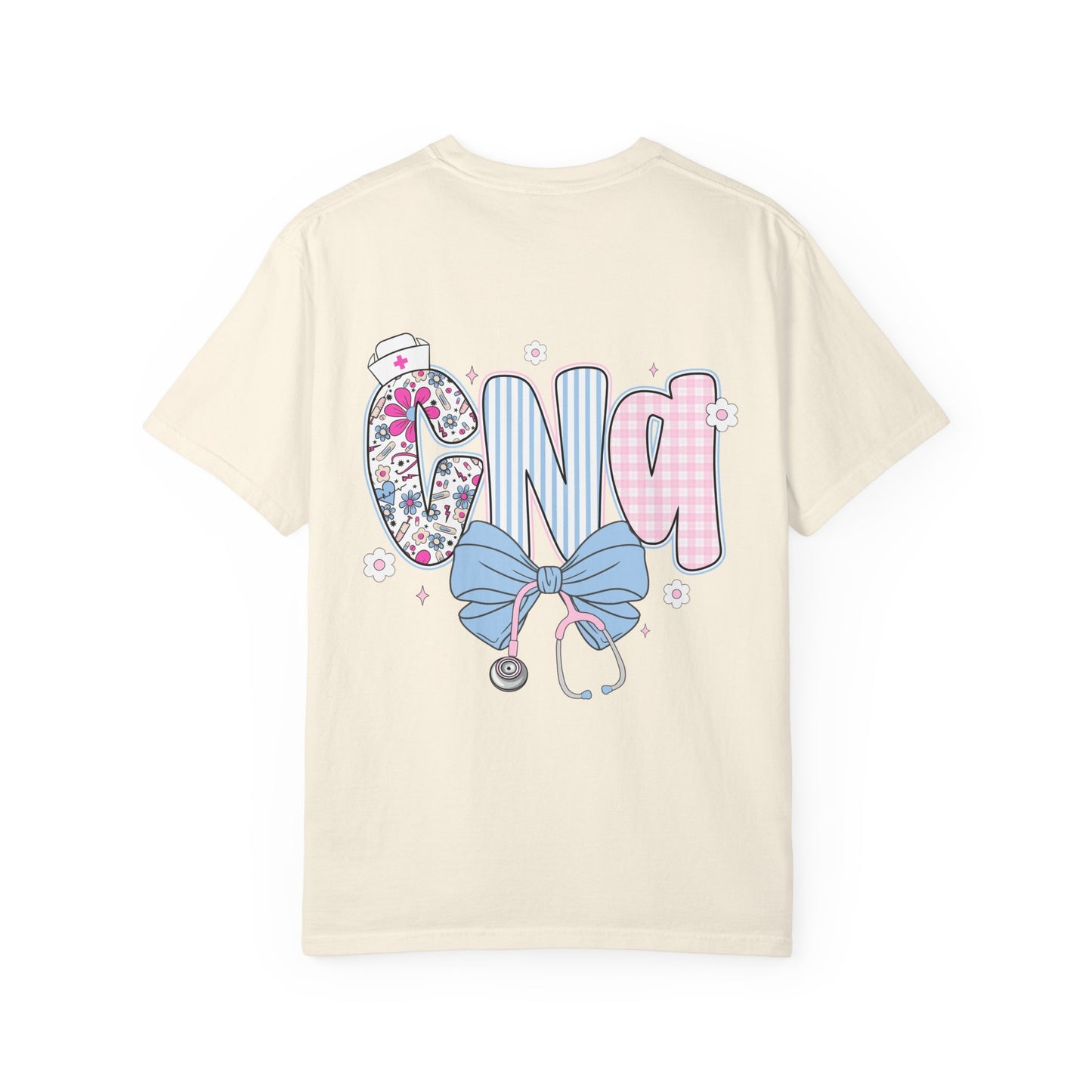 CNA Coquette Bow Graphic T-Shirt with Colorful Design