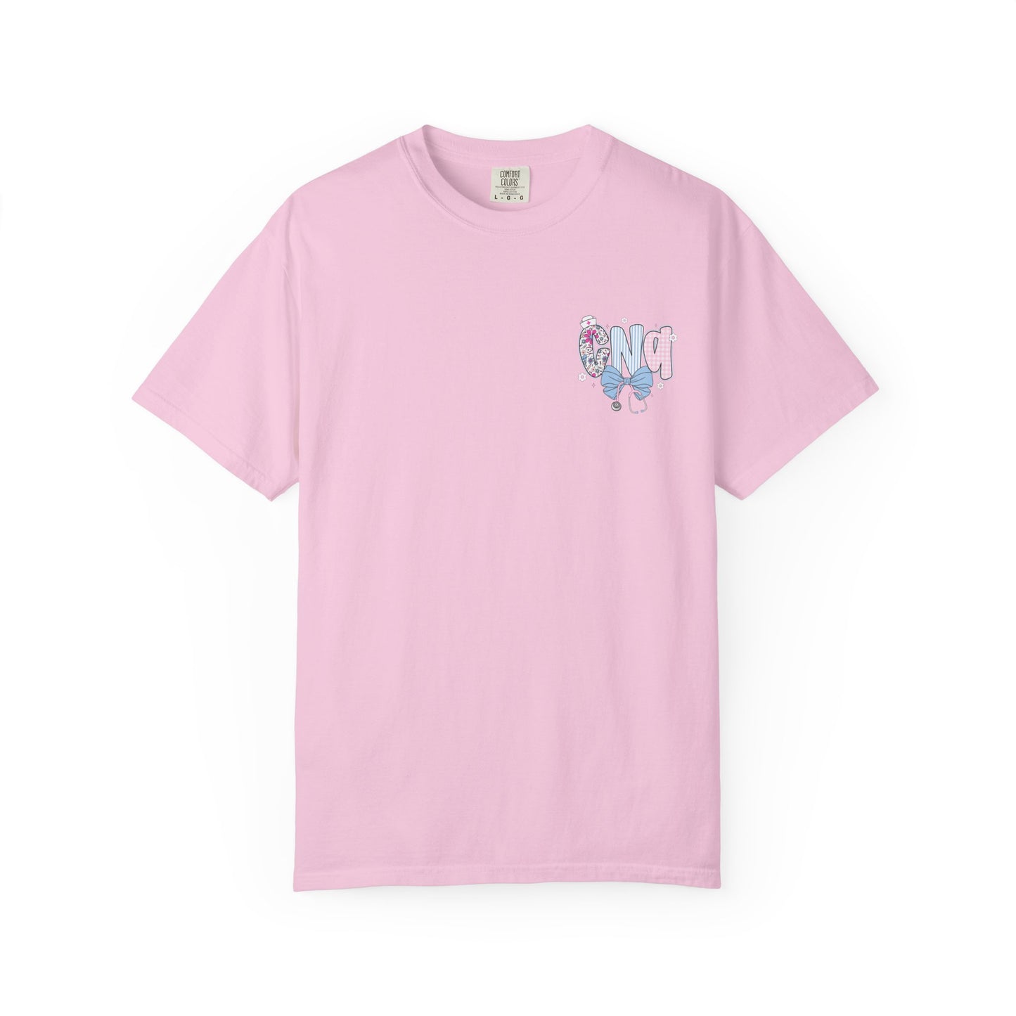 CNA Coquette Bow Graphic T-Shirt with Colorful Design