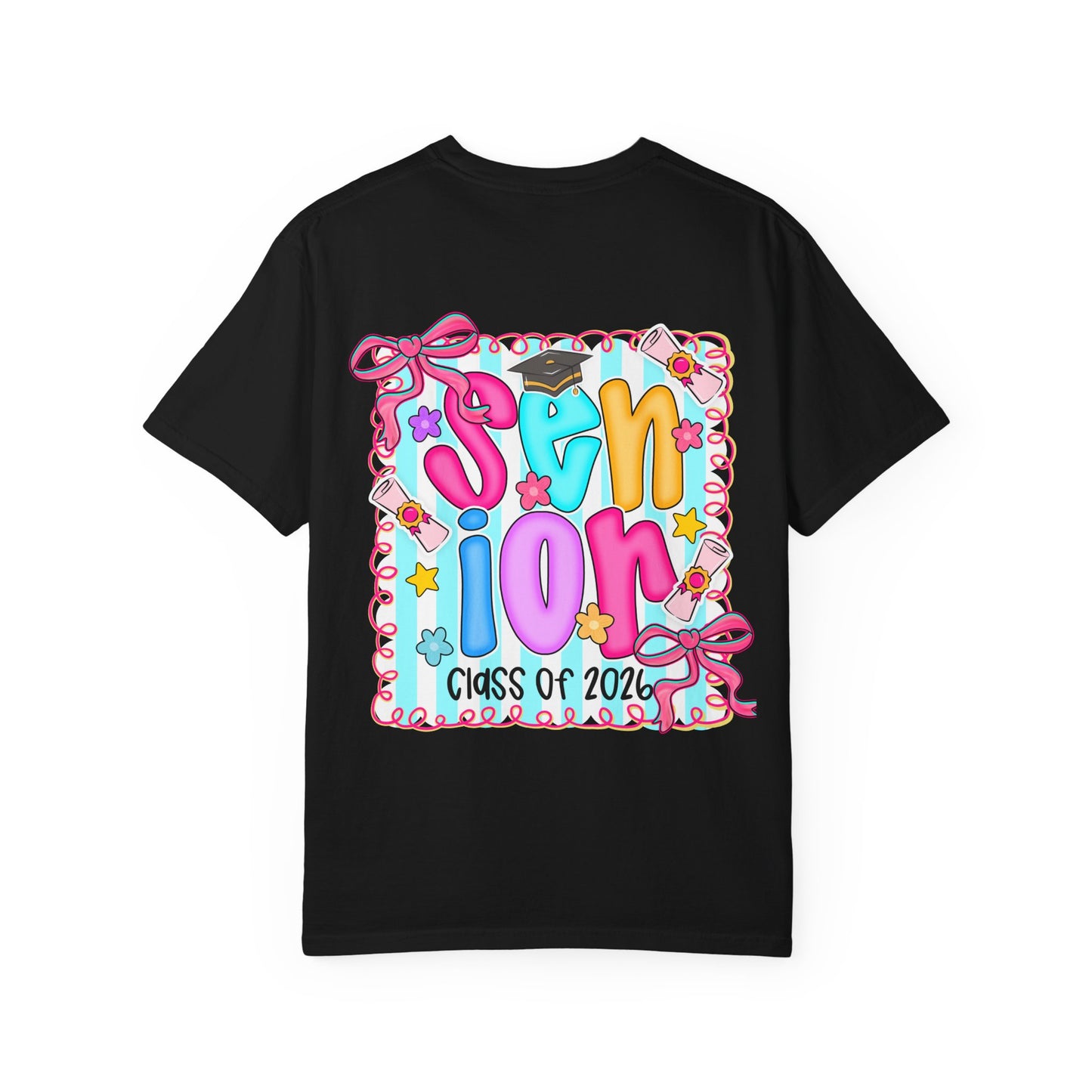 Senior Class 2026 Garment-Dyed T-shirt, Graduation Gift, High School Apparel, Unisex Tee, Student Spirit Wear, Class of 2024