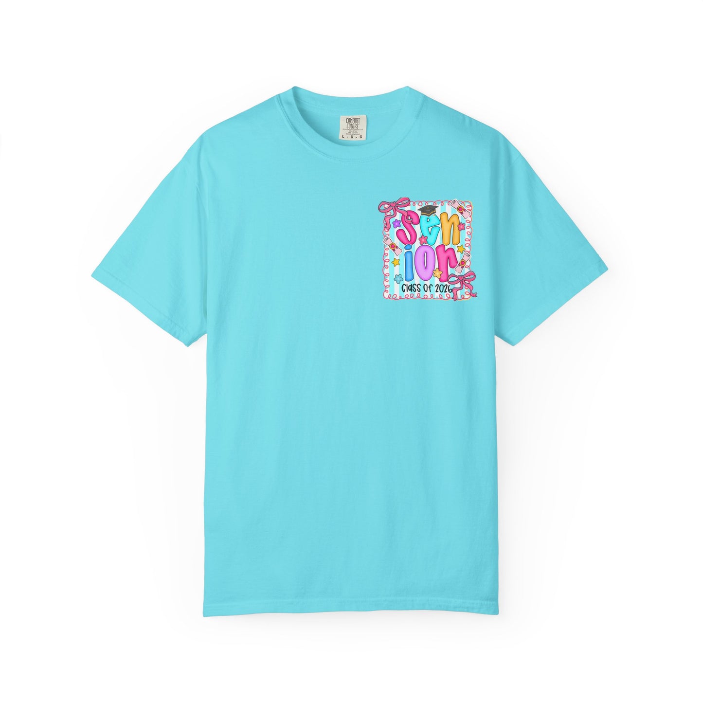 Senior Class 2026 Garment-Dyed T-shirt, Graduation Gift, High School Apparel, Unisex Tee, Student Spirit Wear, Class of 2024