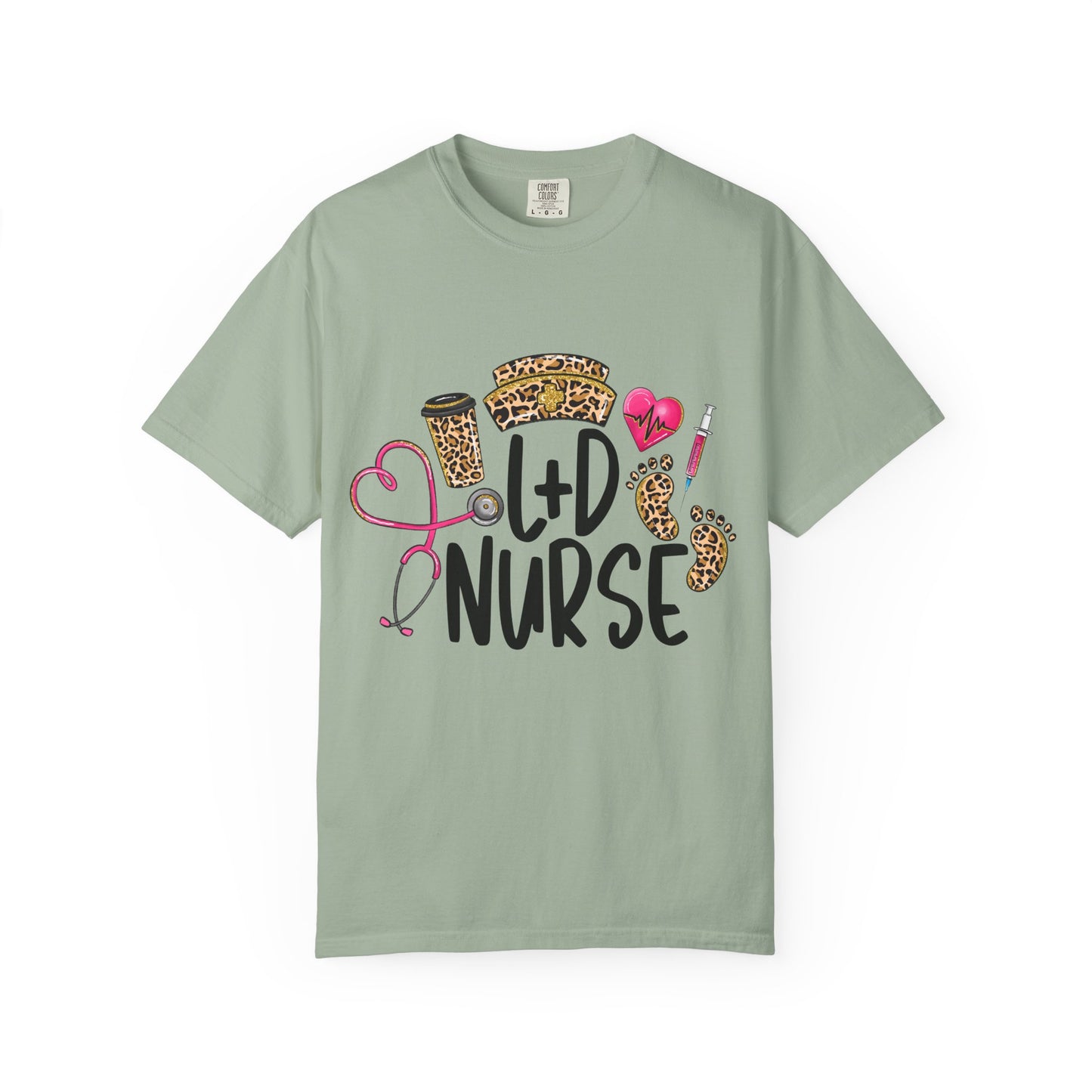 Animal Print L&D Nurse T-Shirt