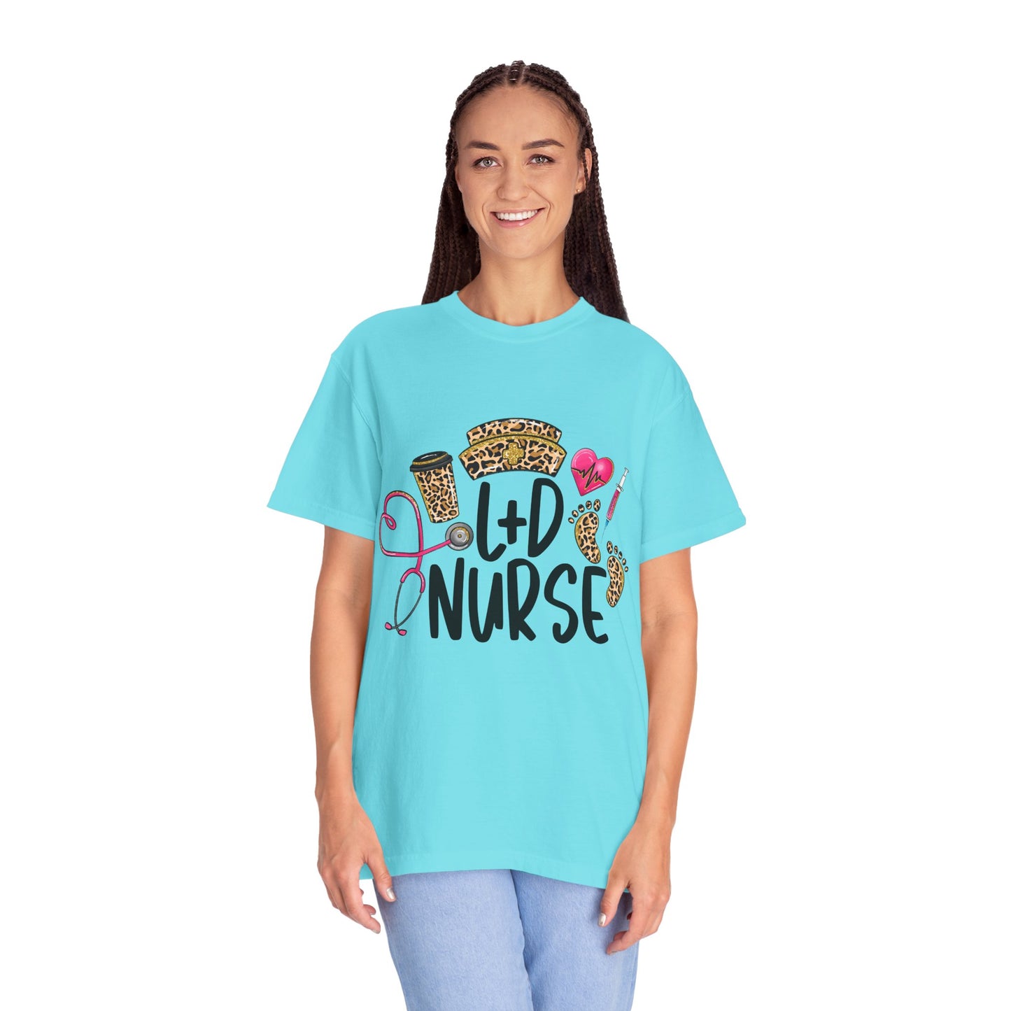 Animal Print L&D Nurse T-Shirt