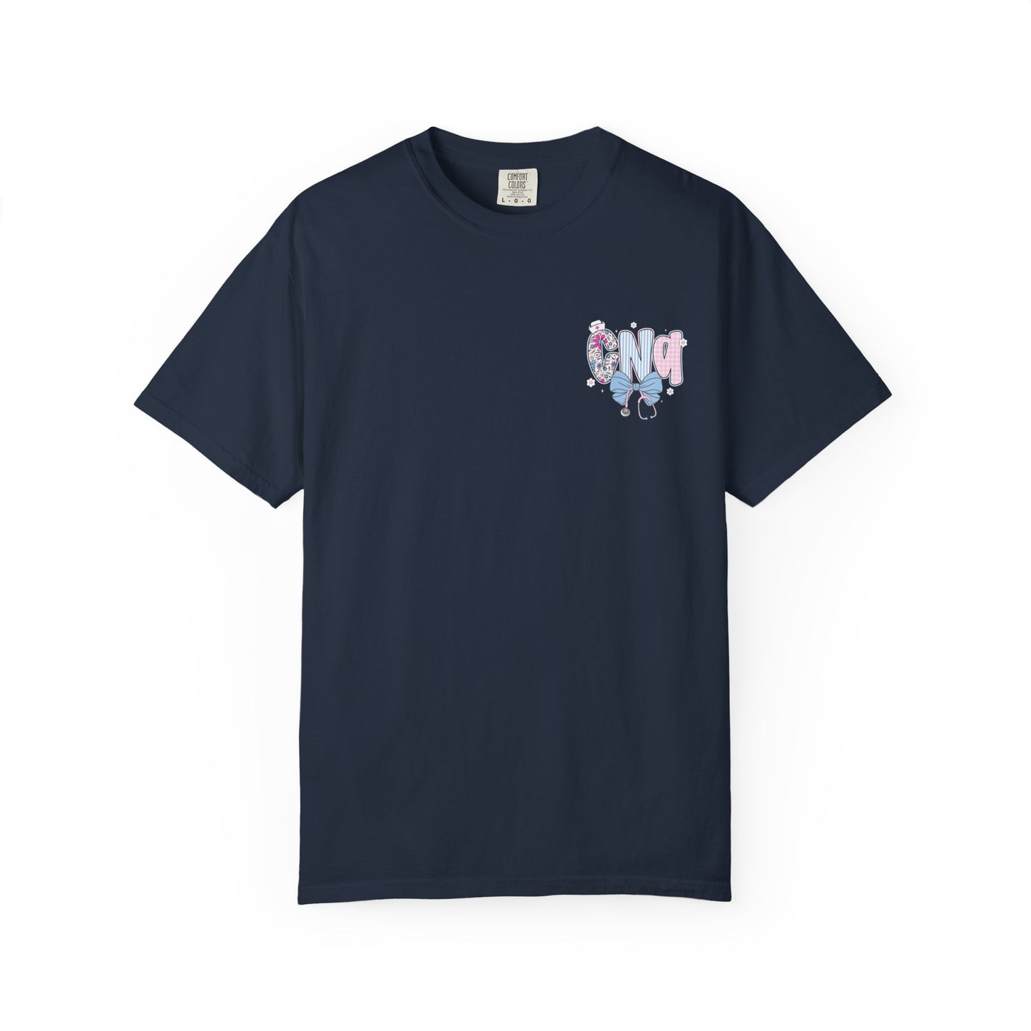 CNA Coquette Bow Graphic T-Shirt with Colorful Design