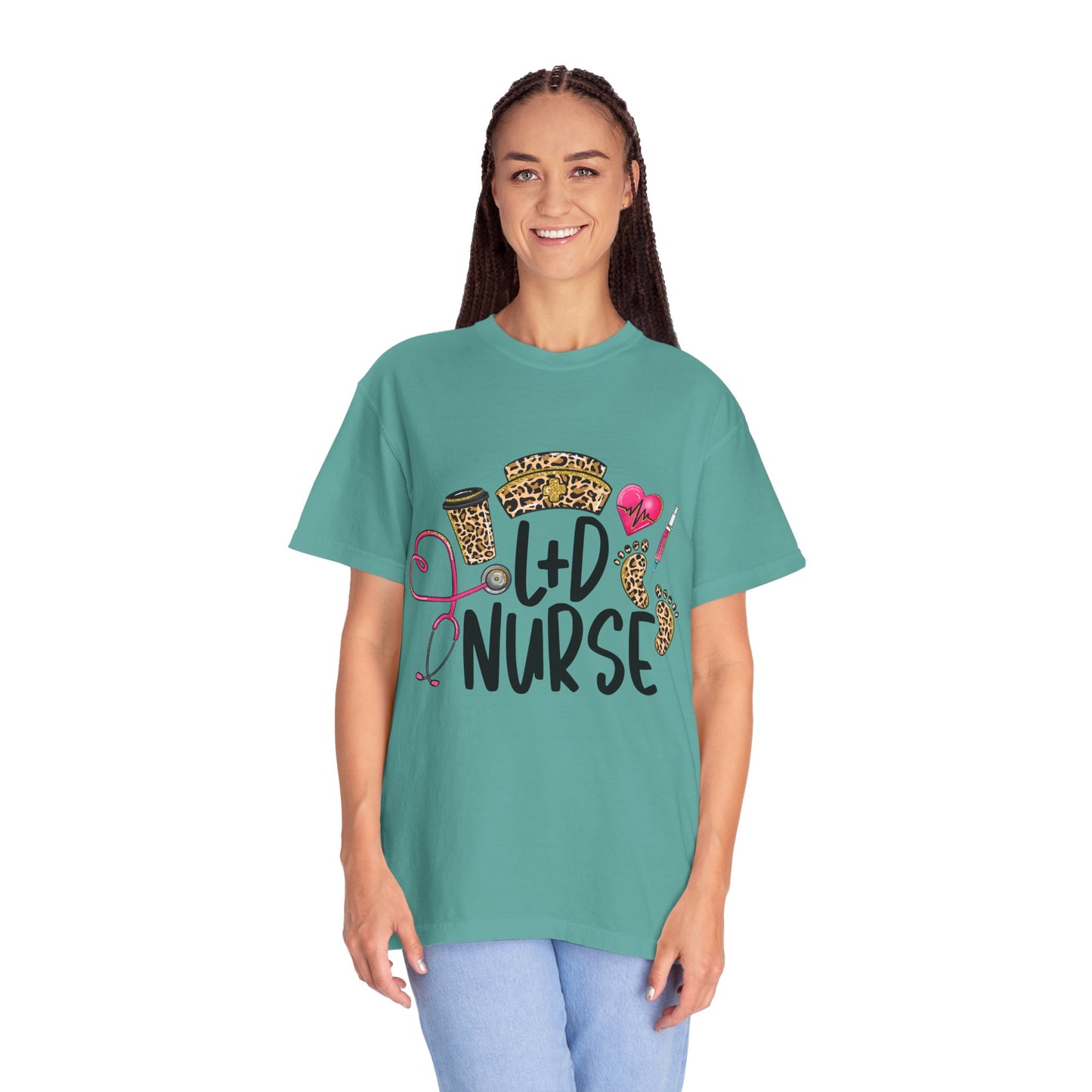 Animal Print L&D Nurse T-Shirt