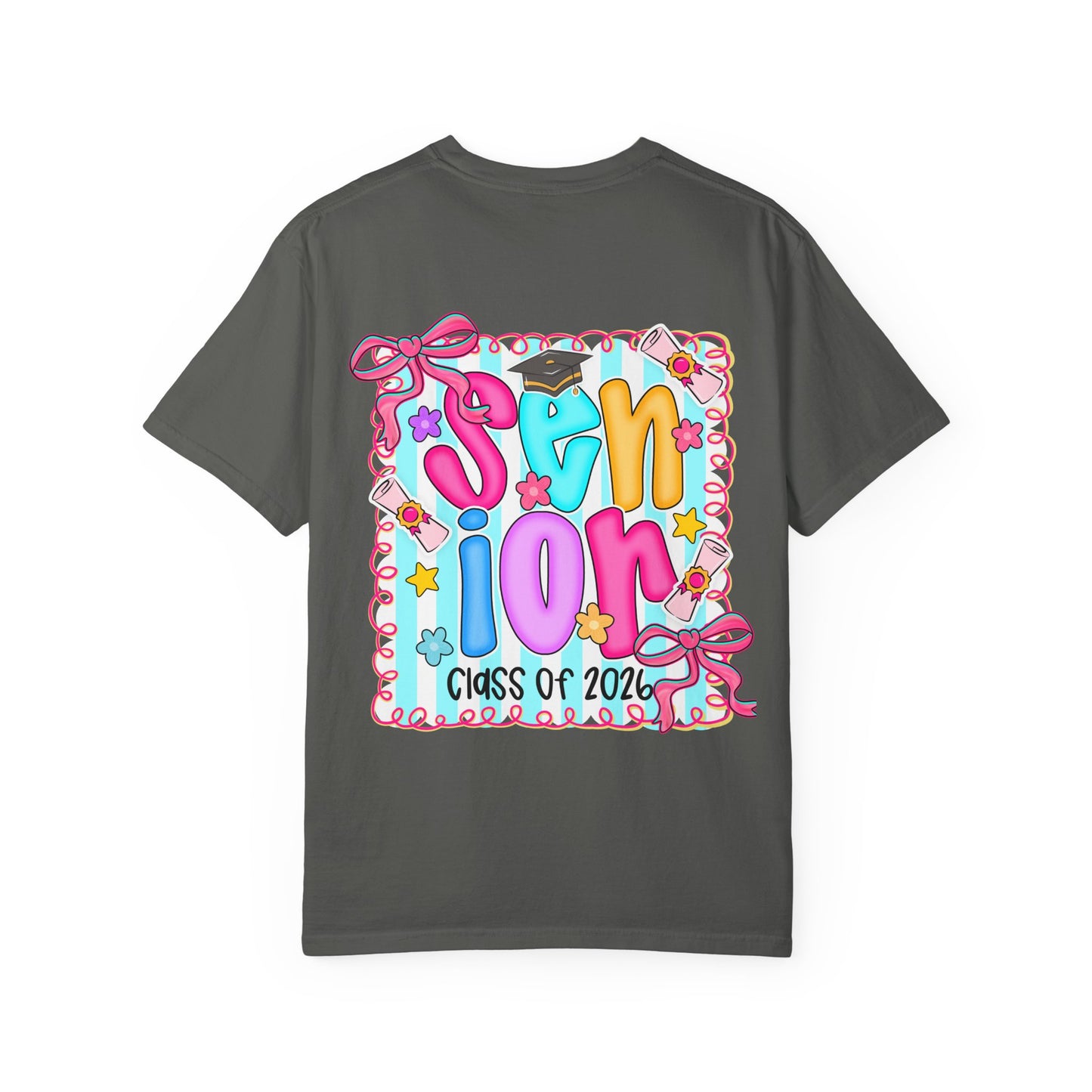 Senior Class 2026 Garment-Dyed T-shirt, Graduation Gift, High School Apparel, Unisex Tee, Student Spirit Wear, Class of 2024