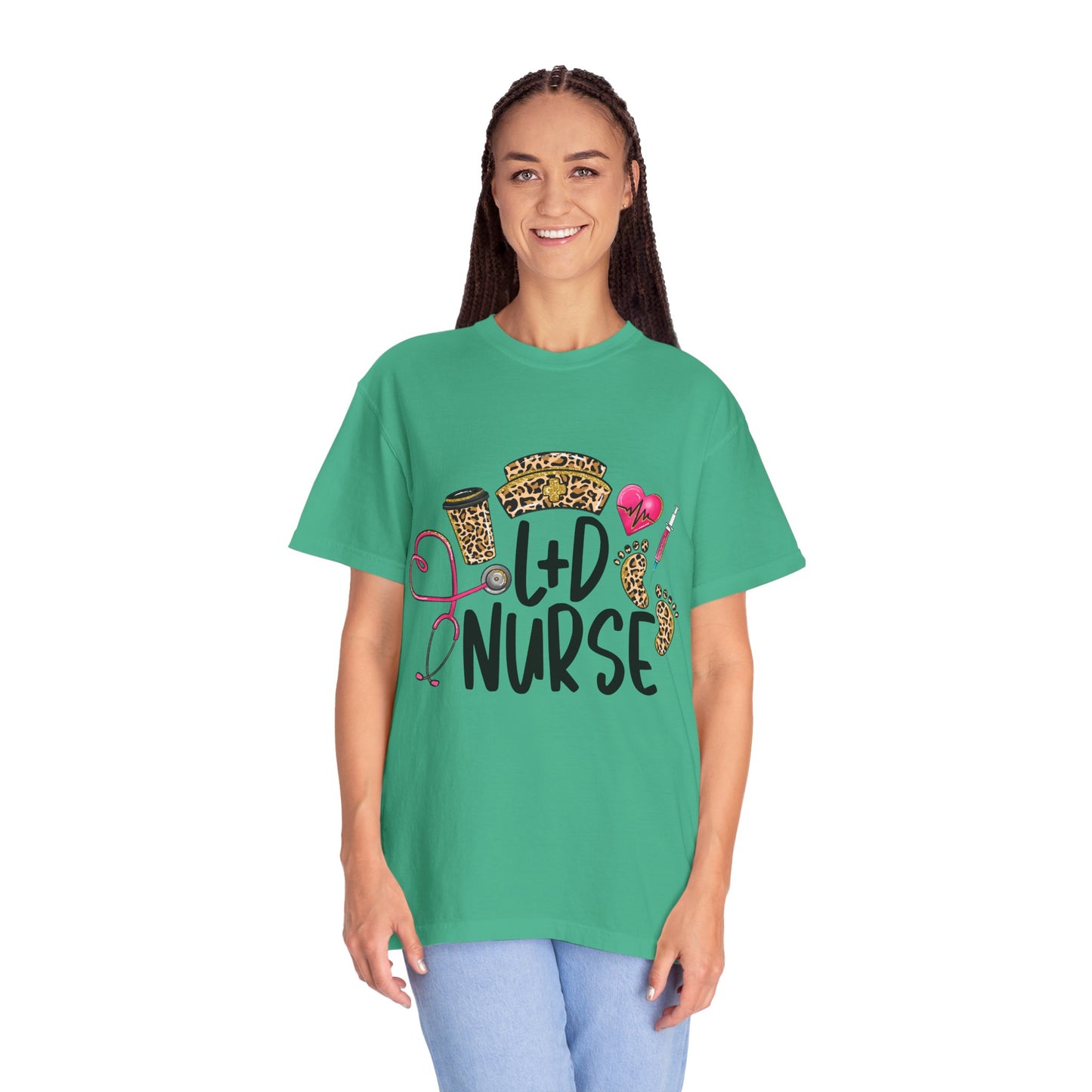 Animal Print L&D Nurse T-Shirt