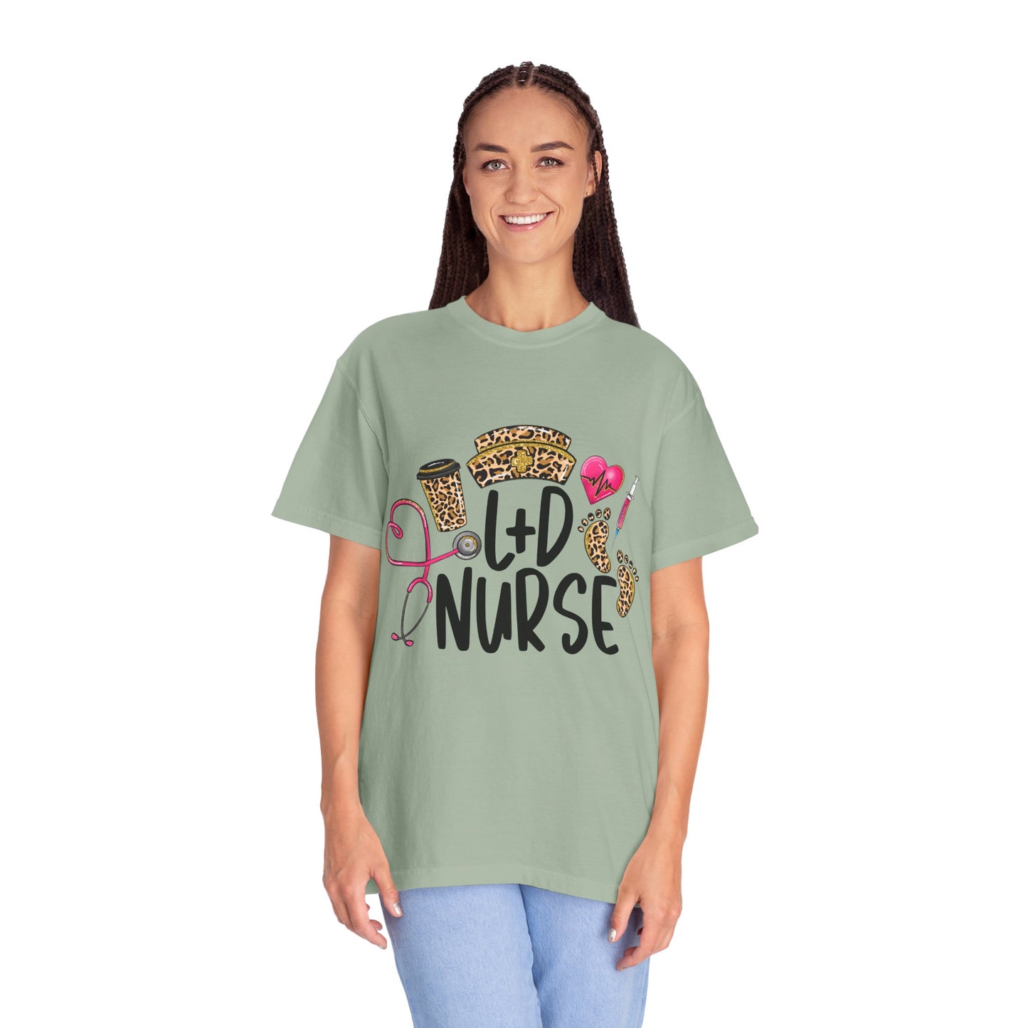 Animal Print L&D Nurse T-Shirt