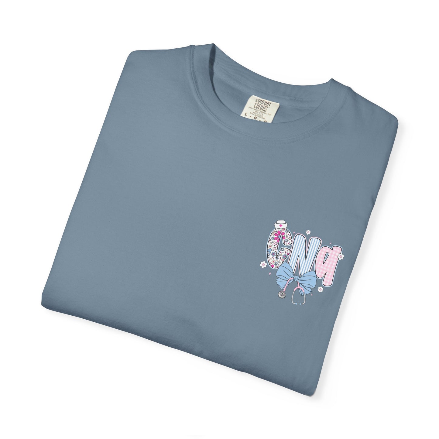 CNA Coquette Bow Graphic T-Shirt with Colorful Design