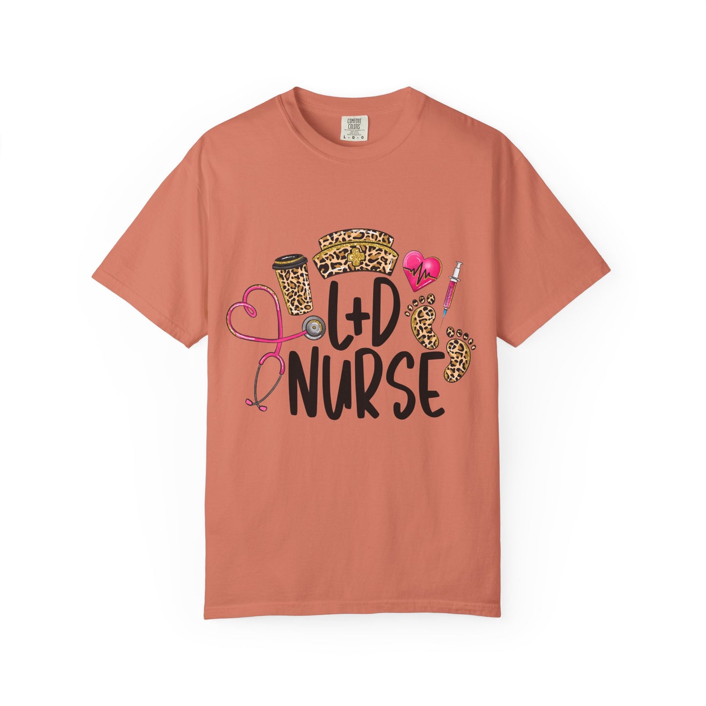 Animal Print L&D Nurse T-Shirt
