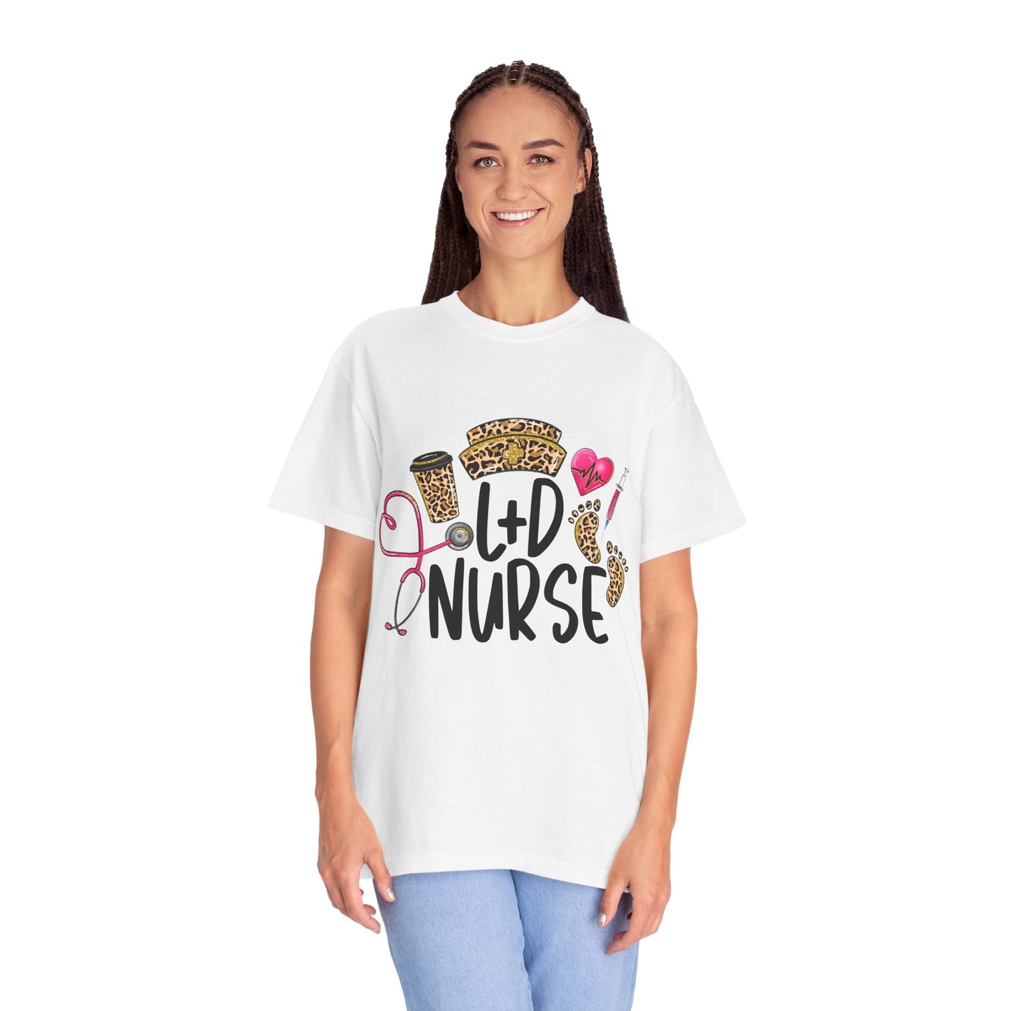 Animal Print L&D Nurse T-Shirt