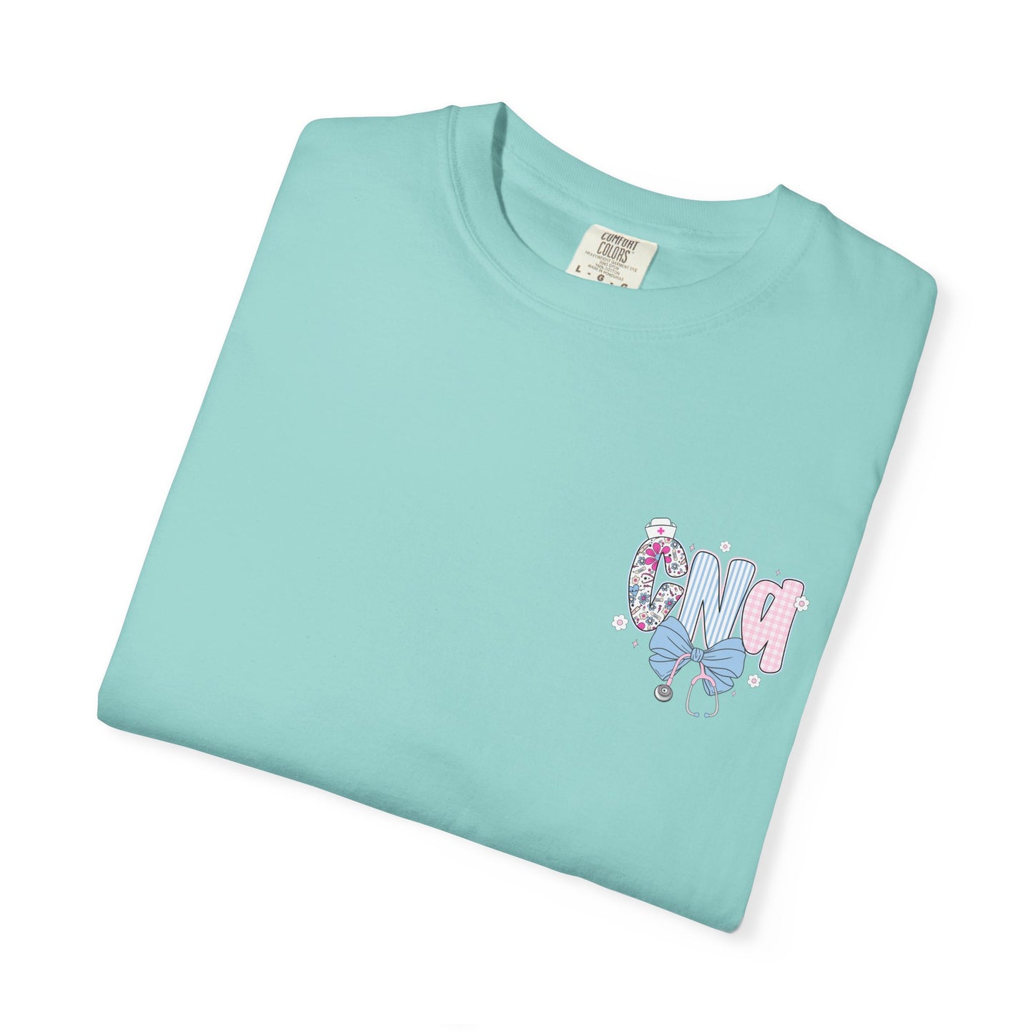CNA Coquette Bow Graphic T-Shirt with Colorful Design