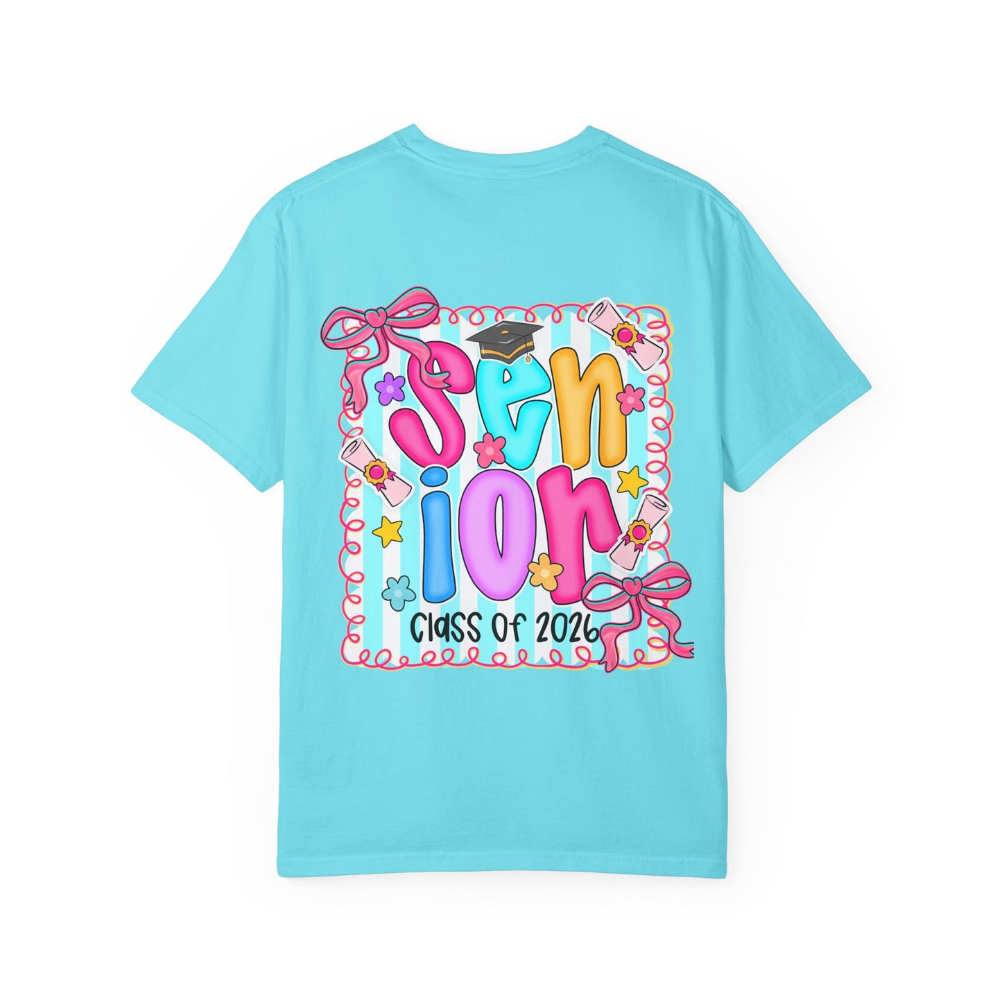 Senior Class 2026 Garment-Dyed T-shirt, Graduation Gift, High School Apparel, Unisex Tee, Student Spirit Wear, Class of 2024