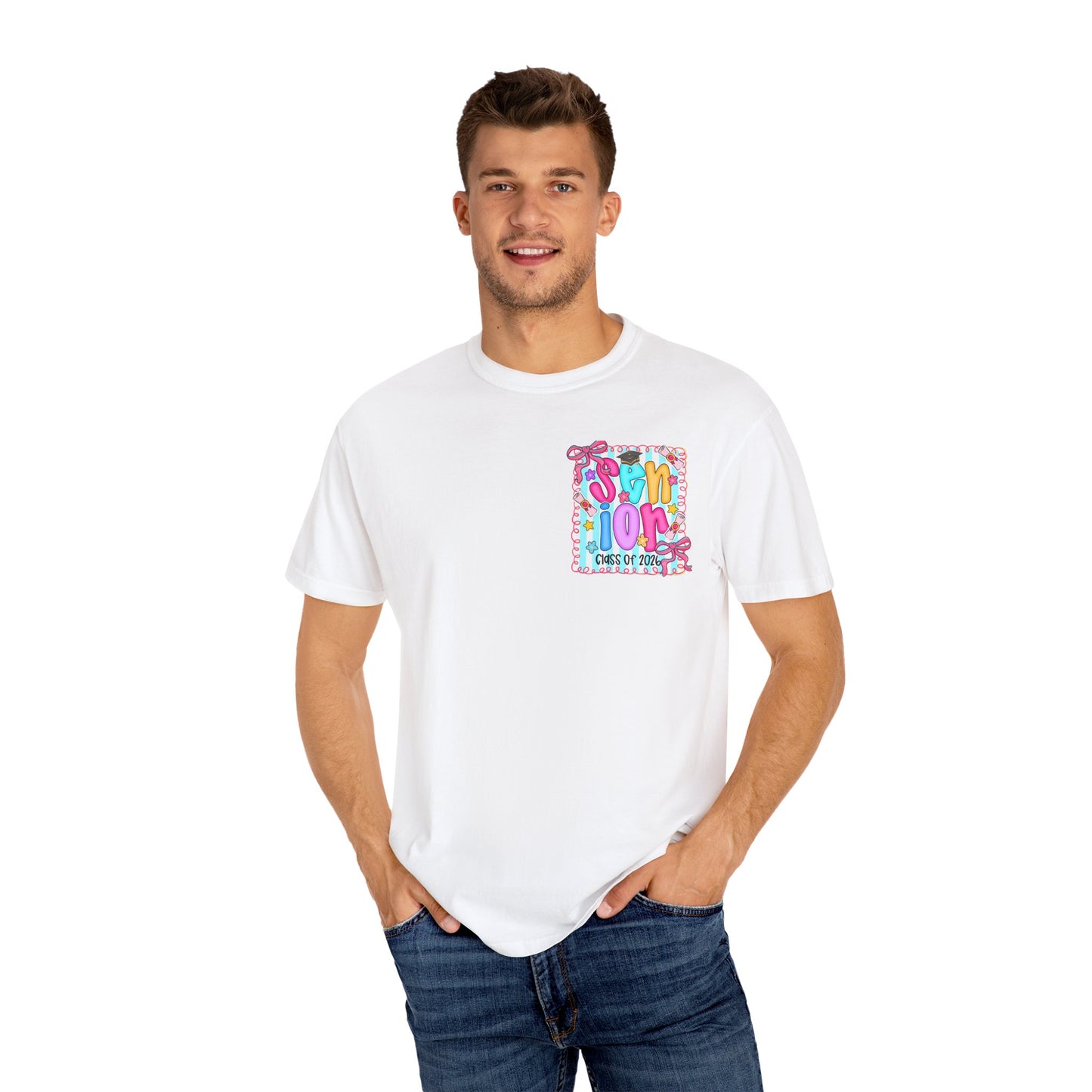 Senior Class 2026 Garment-Dyed T-shirt, Graduation Gift, High School Apparel, Unisex Tee, Student Spirit Wear, Class of 2024