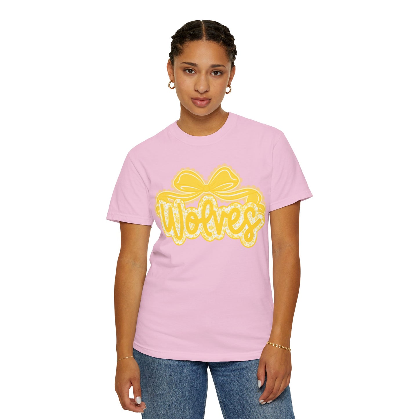 Cheerful Wolves T-Shirt Comfort Colors Graphic Tee