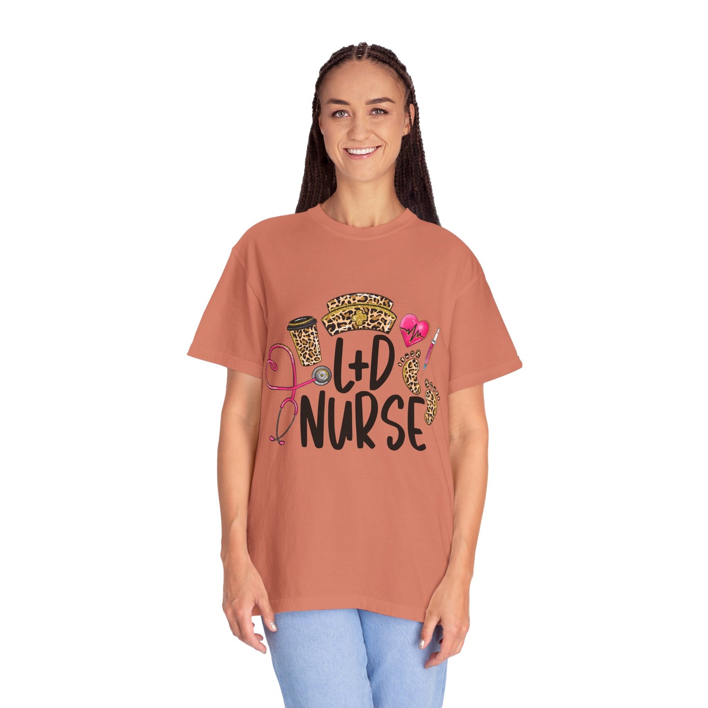 Animal Print L&D Nurse T-Shirt