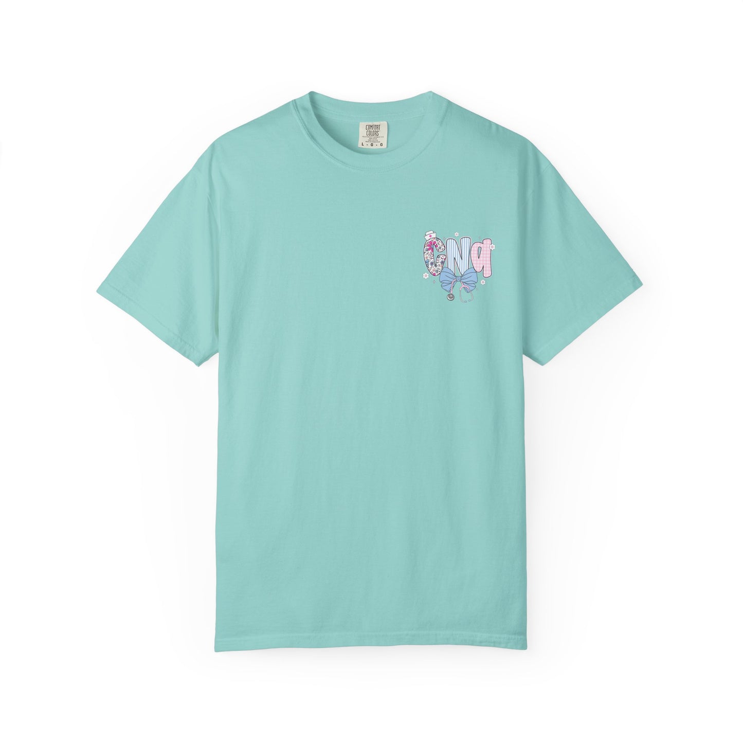 CNA Coquette Bow Graphic T-Shirt with Colorful Design