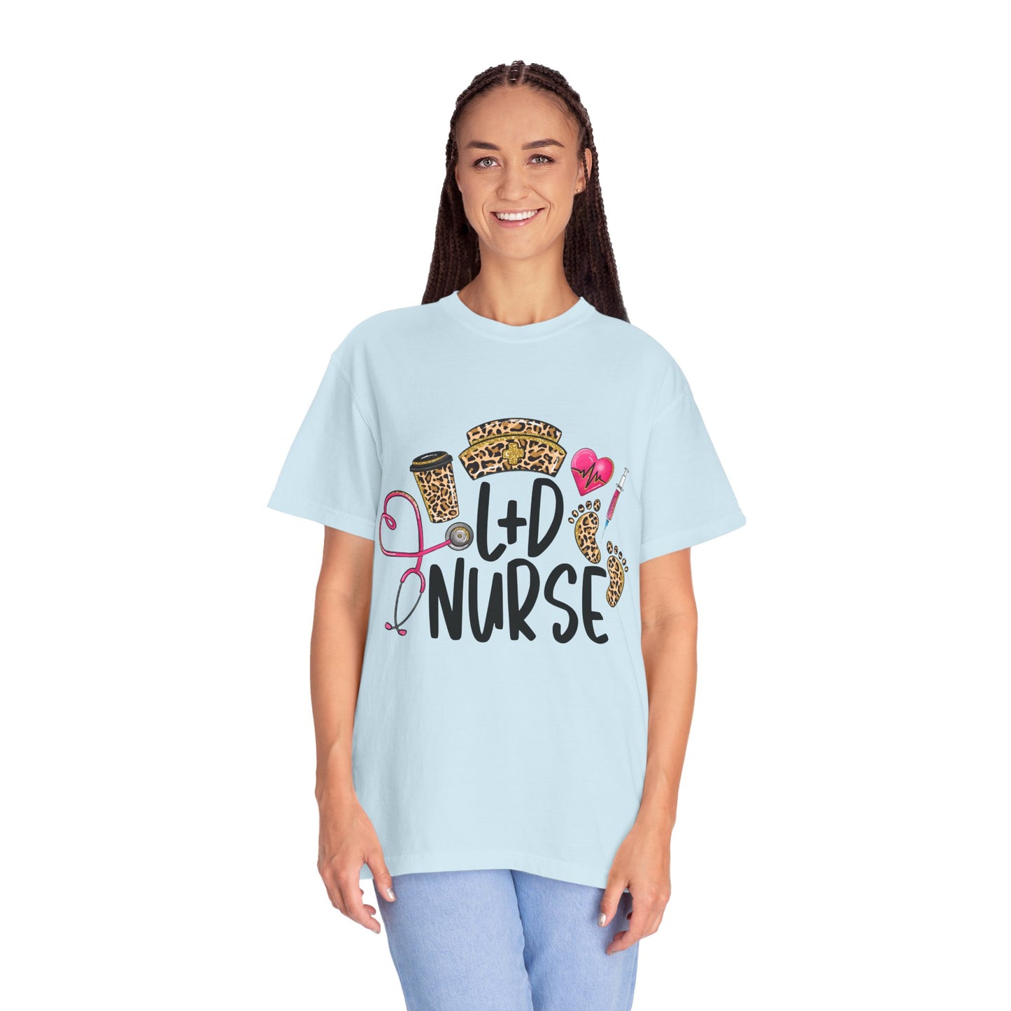 Animal Print L&D Nurse T-Shirt