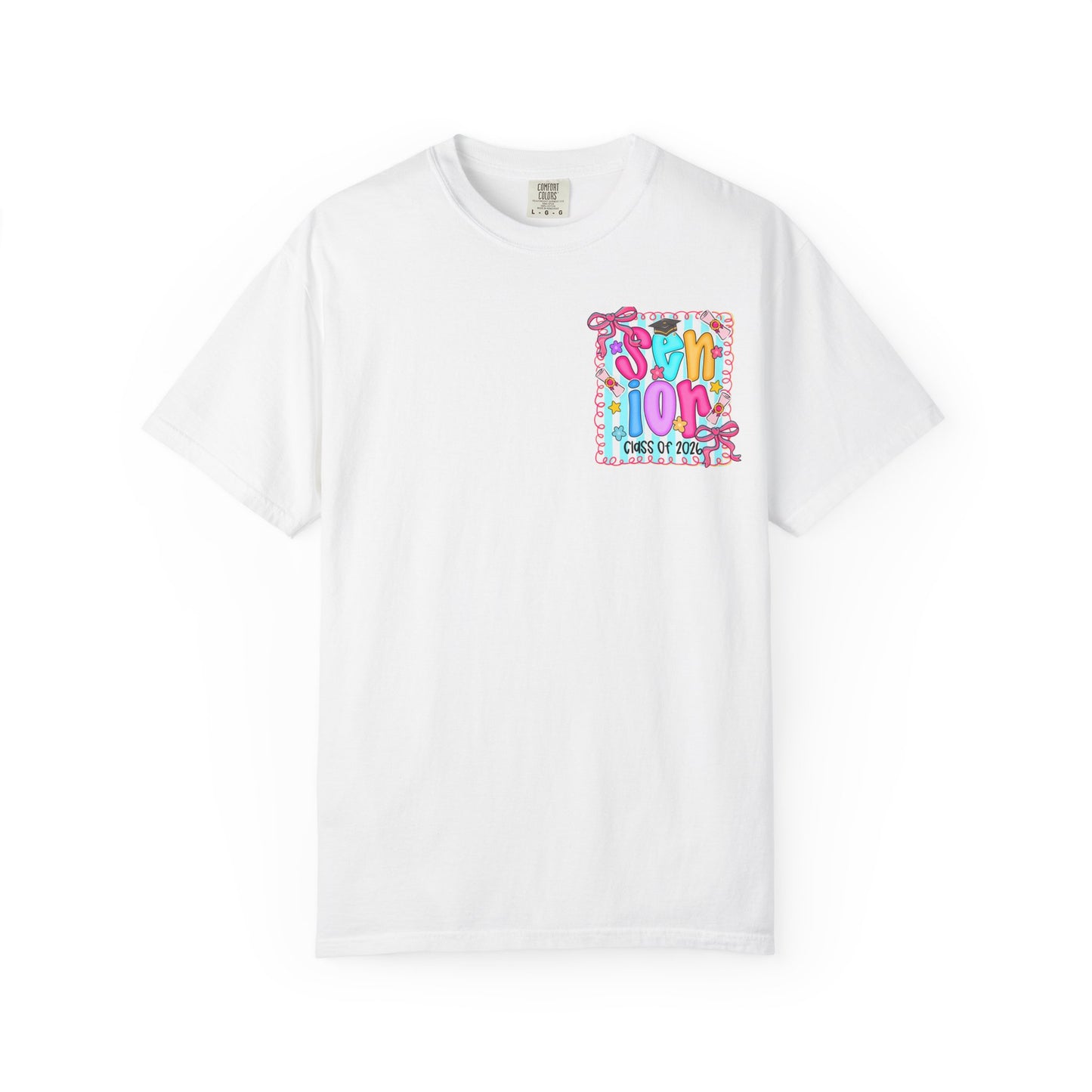 Senior Class 2026 Garment-Dyed T-shirt, Graduation Gift, High School Apparel, Unisex Tee, Student Spirit Wear, Class of 2024