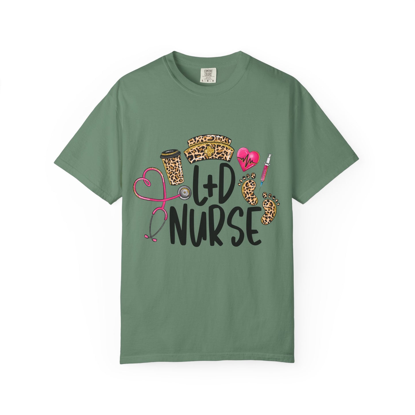 Animal Print L&D Nurse T-Shirt