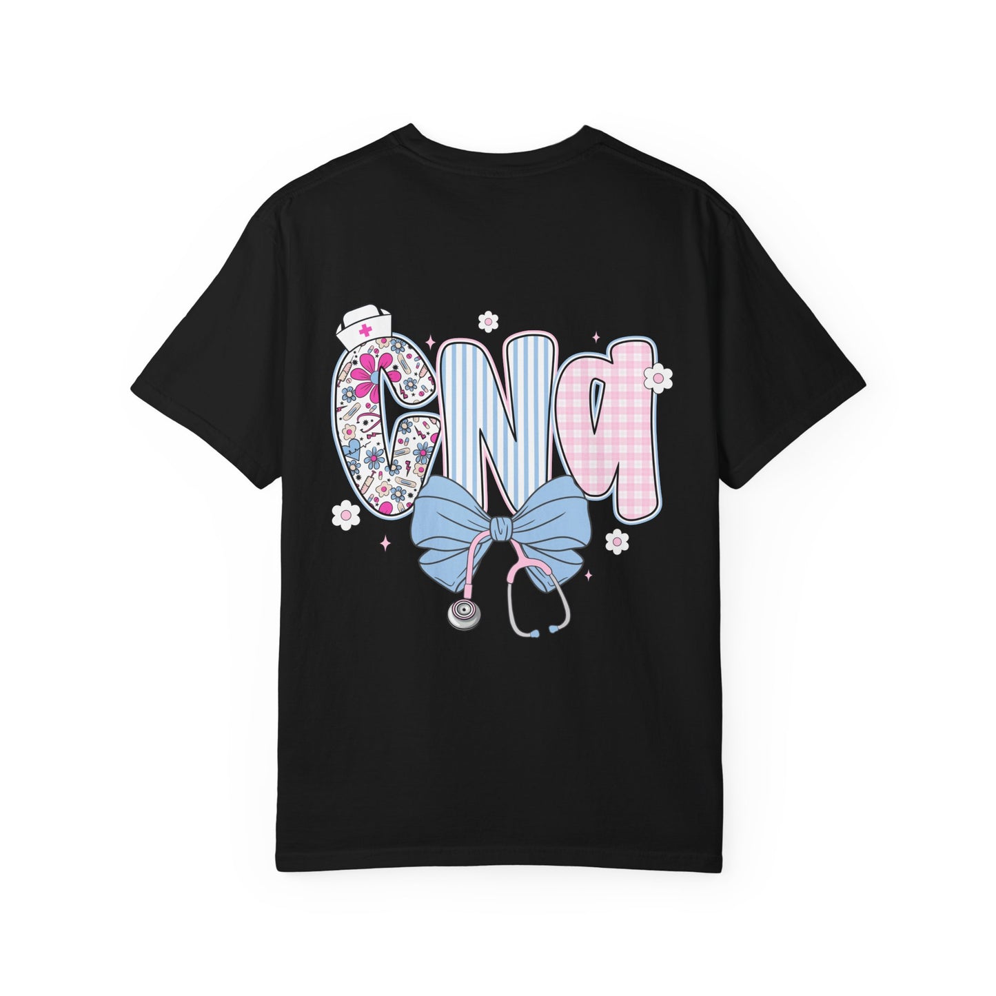 CNA Coquette Bow Graphic T-Shirt with Colorful Design