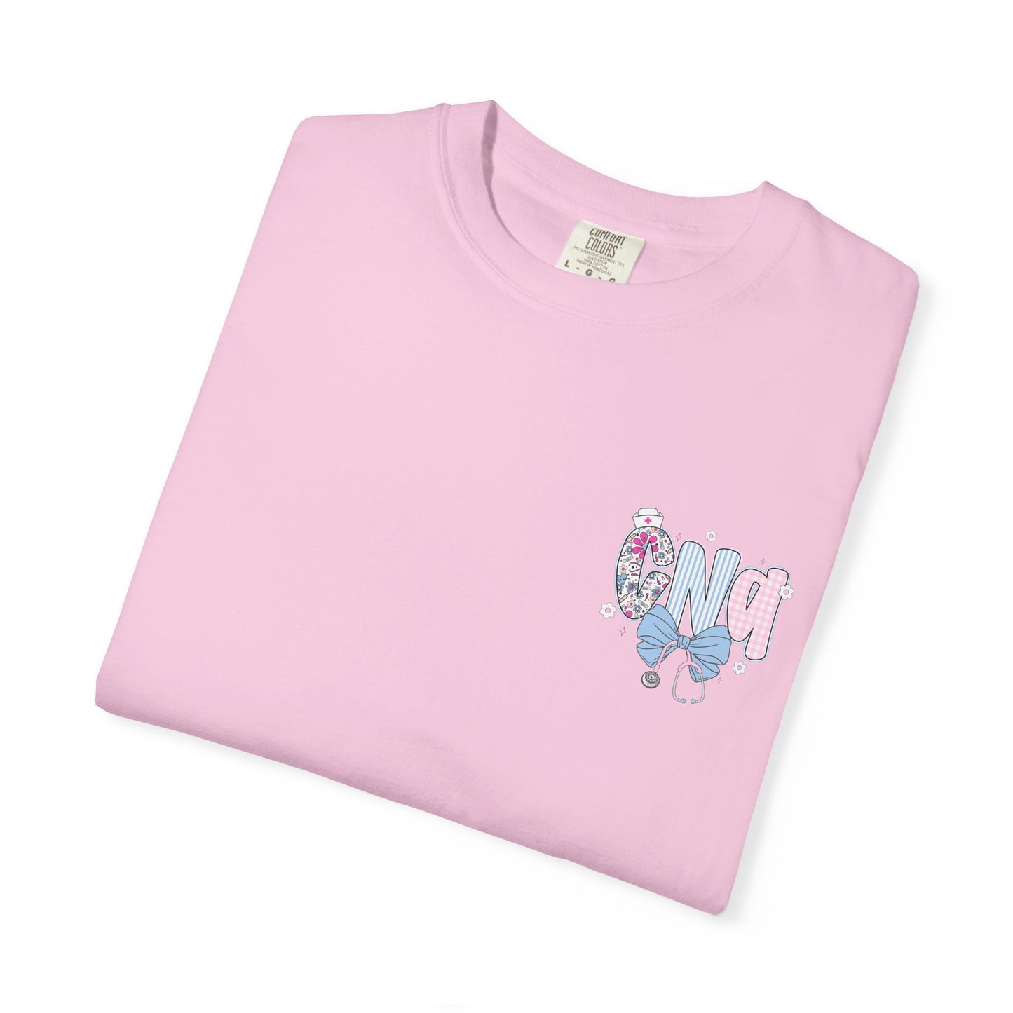 CNA Coquette Bow Graphic T-Shirt with Colorful Design