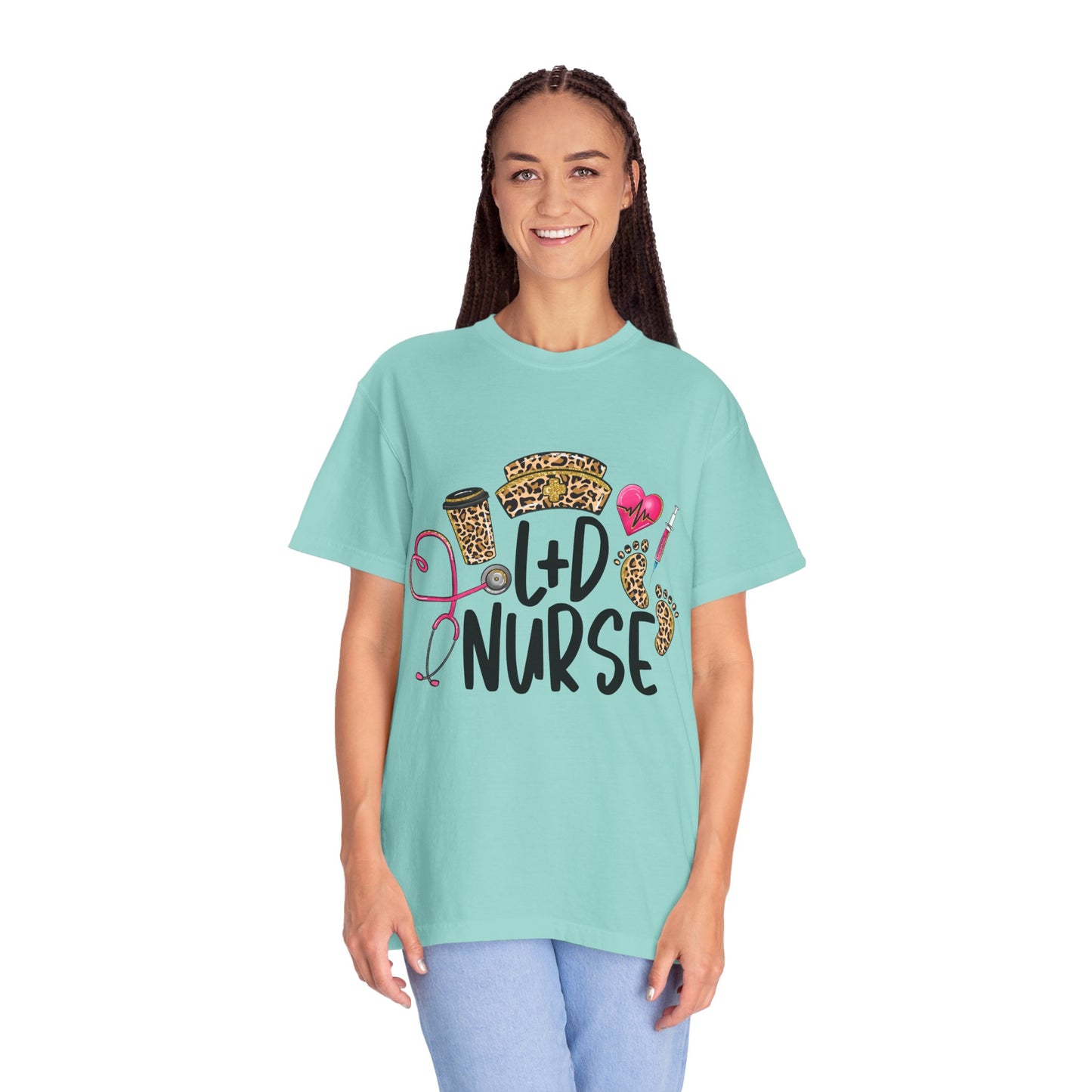 Animal Print L&D Nurse T-Shirt