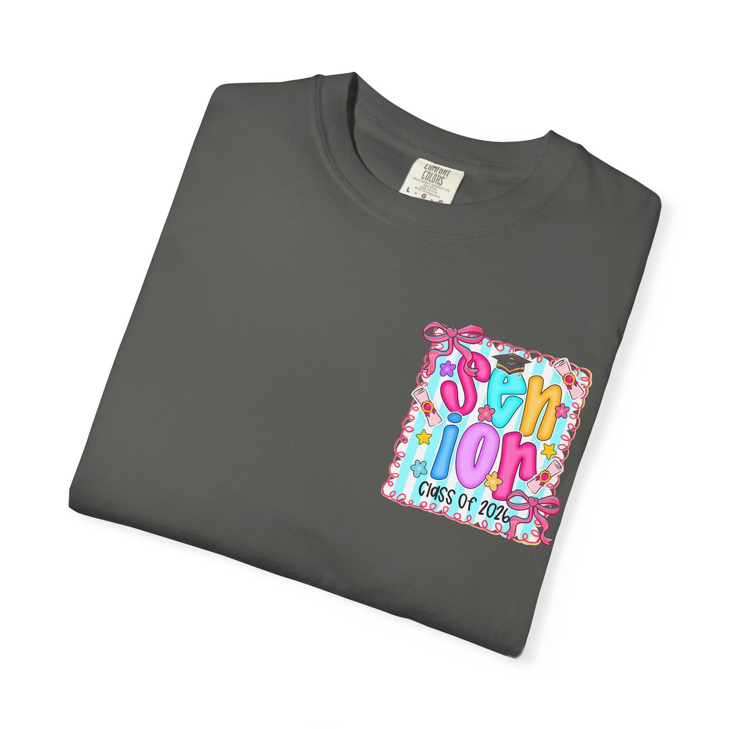 Senior Class 2026 Garment-Dyed T-shirt, Graduation Gift, High School Apparel, Unisex Tee, Student Spirit Wear, Class of 2024