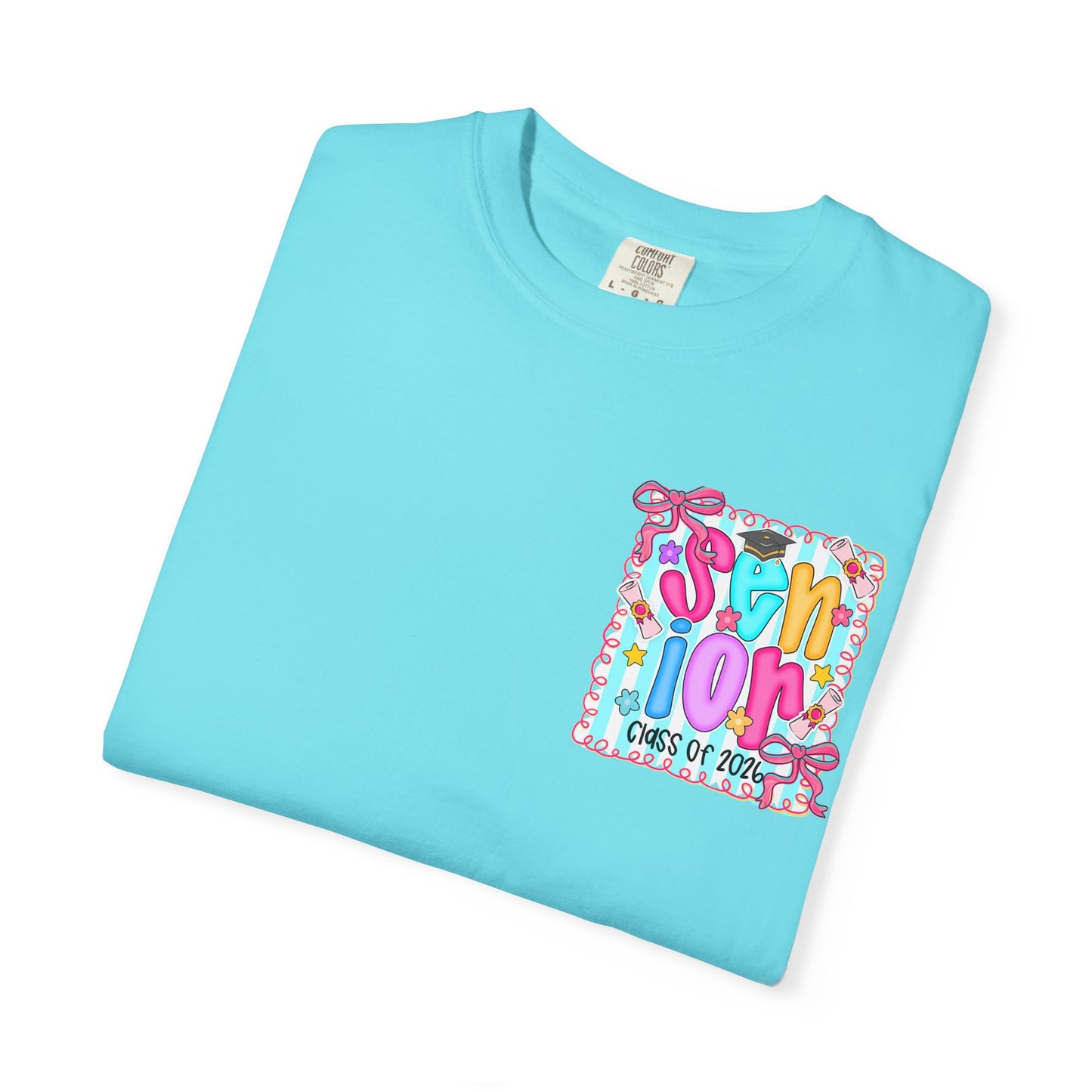Senior Class 2026 Garment-Dyed T-shirt, Graduation Gift, High School Apparel, Unisex Tee, Student Spirit Wear, Class of 2024