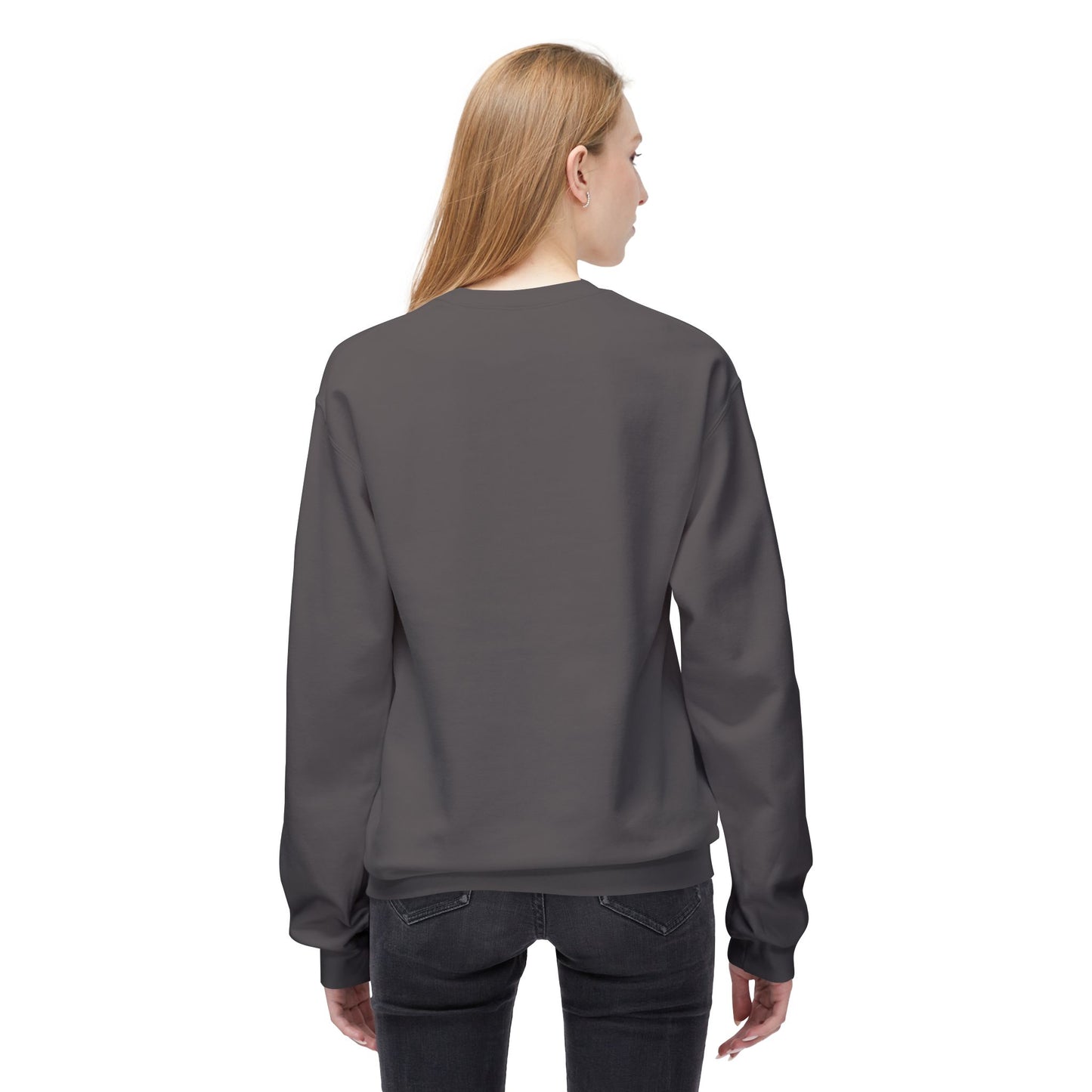 Ghostly Charm Fleece Crewneck Sweatshirt
