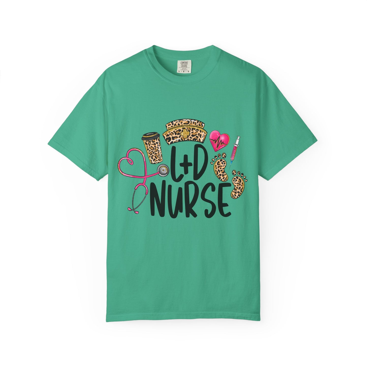 Animal Print L&D Nurse T-Shirt