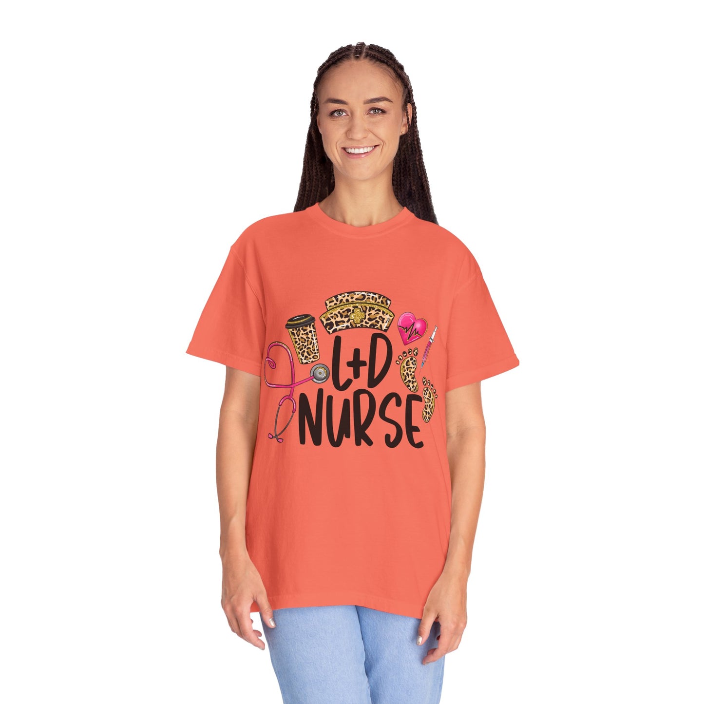 Animal Print L&D Nurse T-Shirt