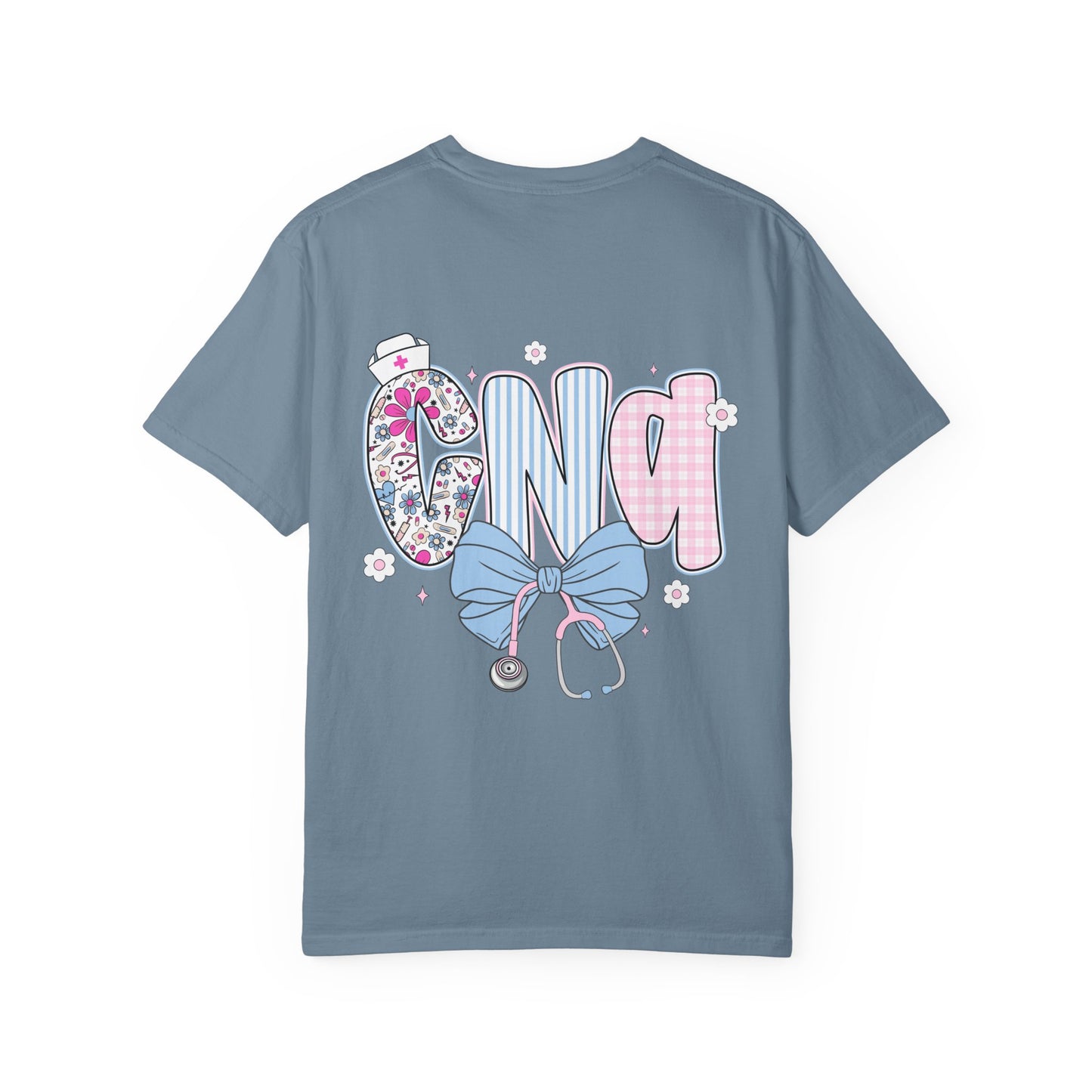 CNA Coquette Bow Graphic T-Shirt with Colorful Design