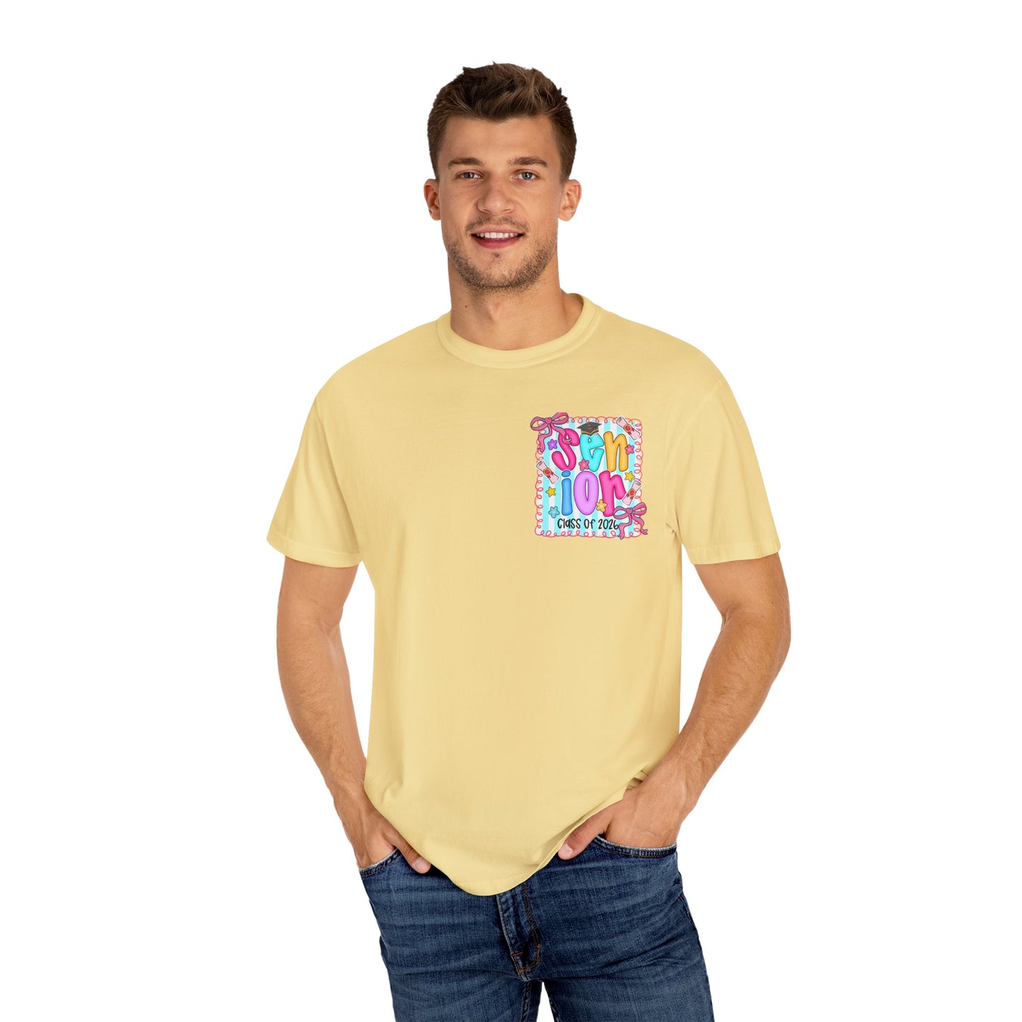 Senior Class 2026 Garment-Dyed T-shirt, Graduation Gift, High School Apparel, Unisex Tee, Student Spirit Wear, Class of 2024