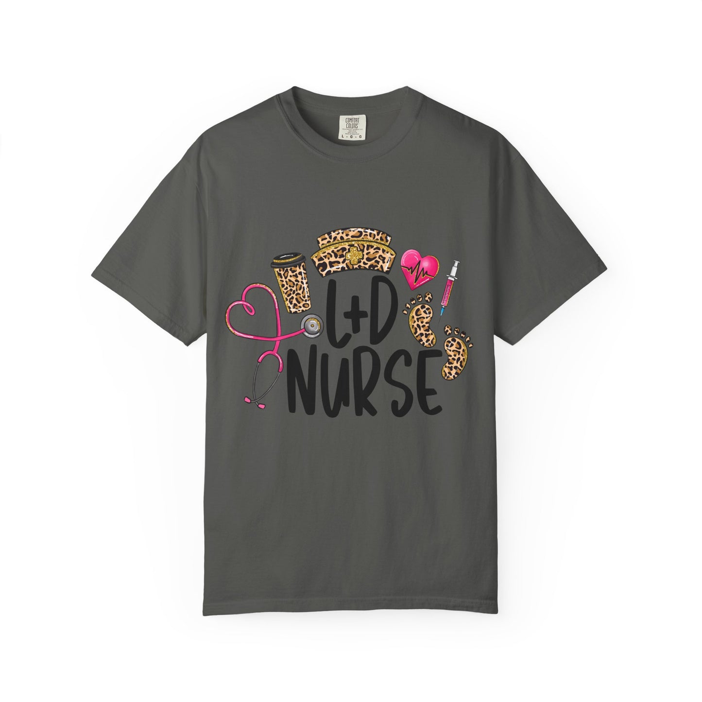 Animal Print L&D Nurse T-Shirt