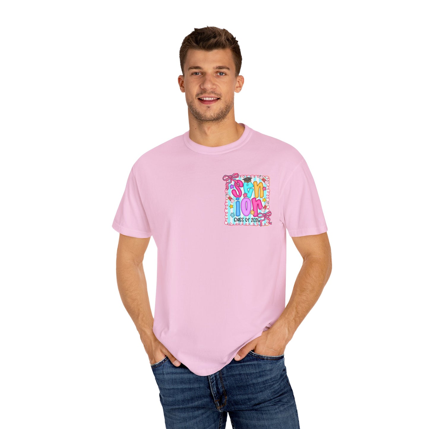 Senior Class 2026 Garment-Dyed T-shirt, Graduation Gift, High School Apparel, Unisex Tee, Student Spirit Wear, Class of 2024