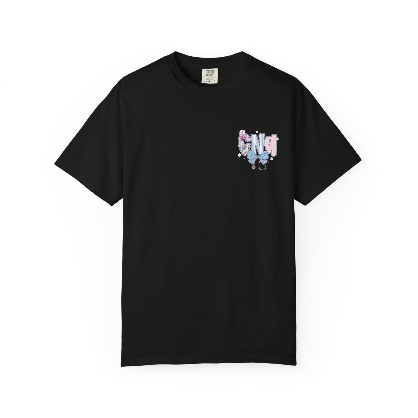 CNA Coquette Bow Graphic T-Shirt with Colorful Design
