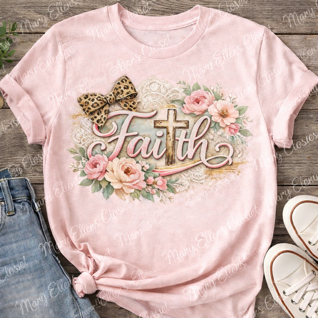 Shabby Chic Faith Tee