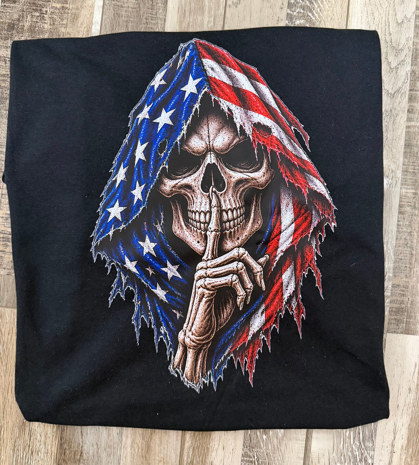 American Flag Skull T-Shirt