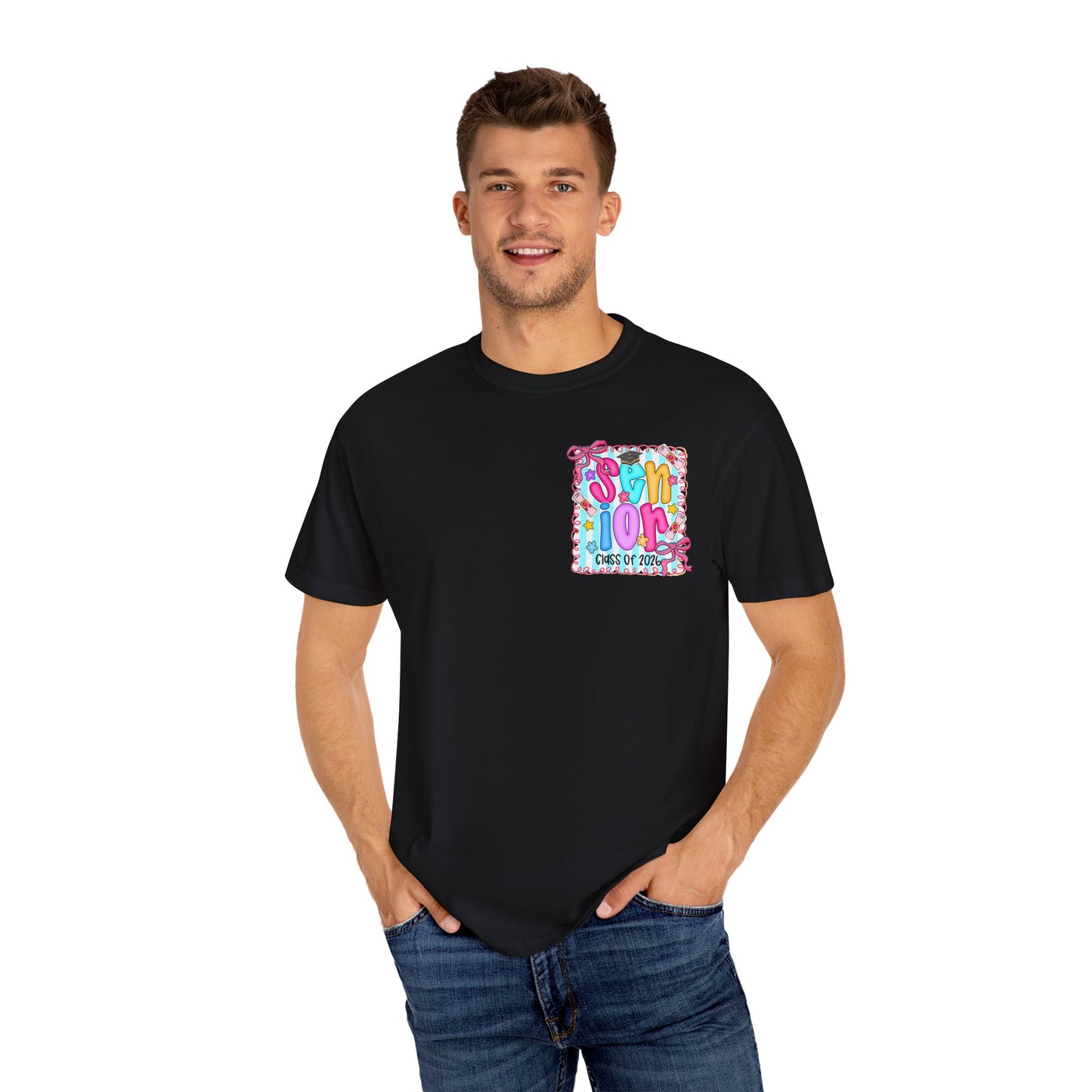 Senior Class 2026 Garment-Dyed T-shirt, Graduation Gift, High School Apparel, Unisex Tee, Student Spirit Wear, Class of 2024