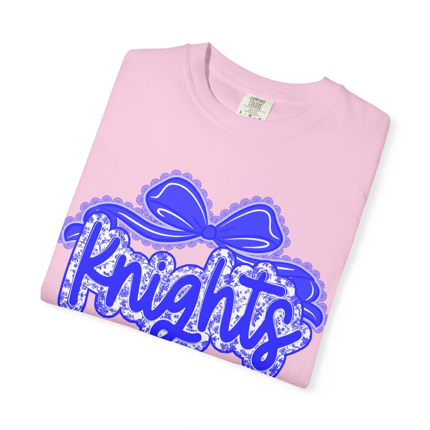 Knights Unisex Garment-Dyed T-Shirt, Custom Team Tee, Personalized Apparel, School Spirit Shirt, Birthday Gift, Casual Wear