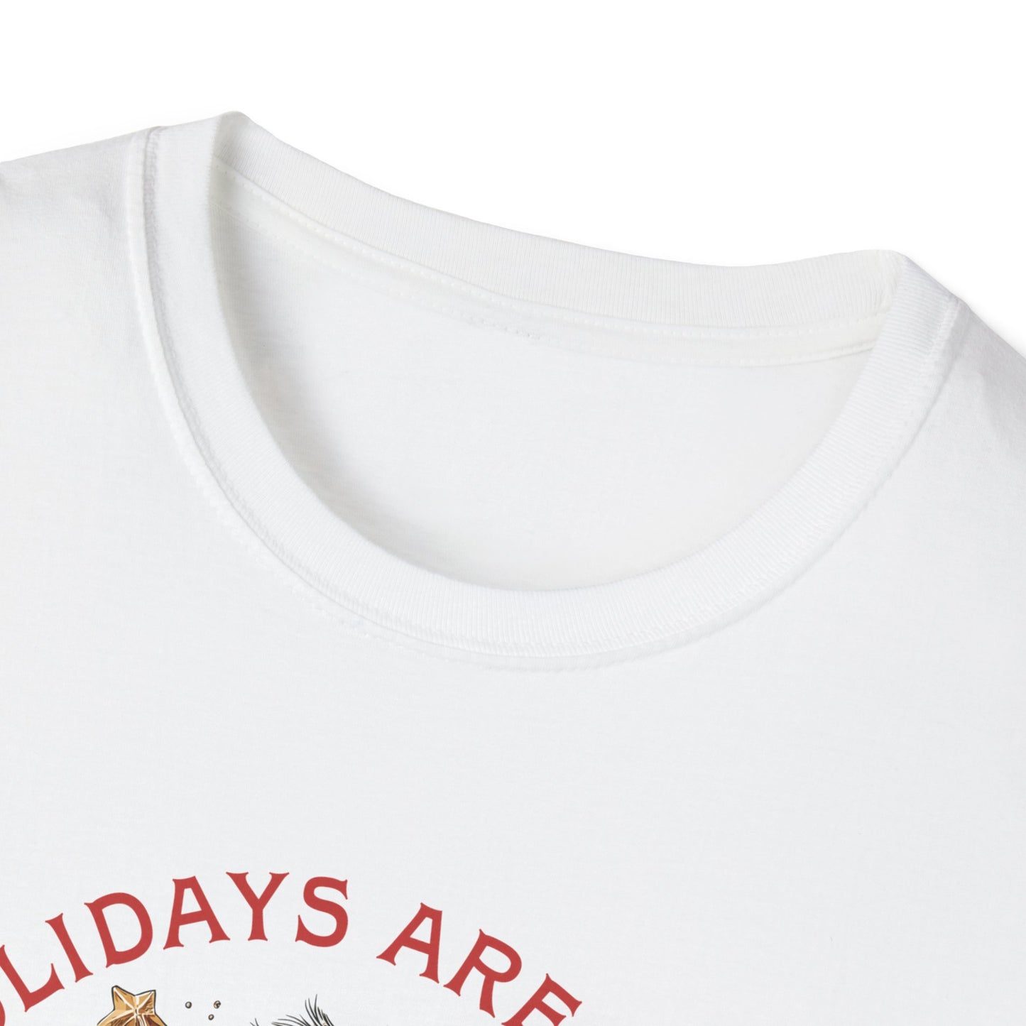 Festive Book Lover's T-Shirt-My Holidays Are Fully Booked Tee